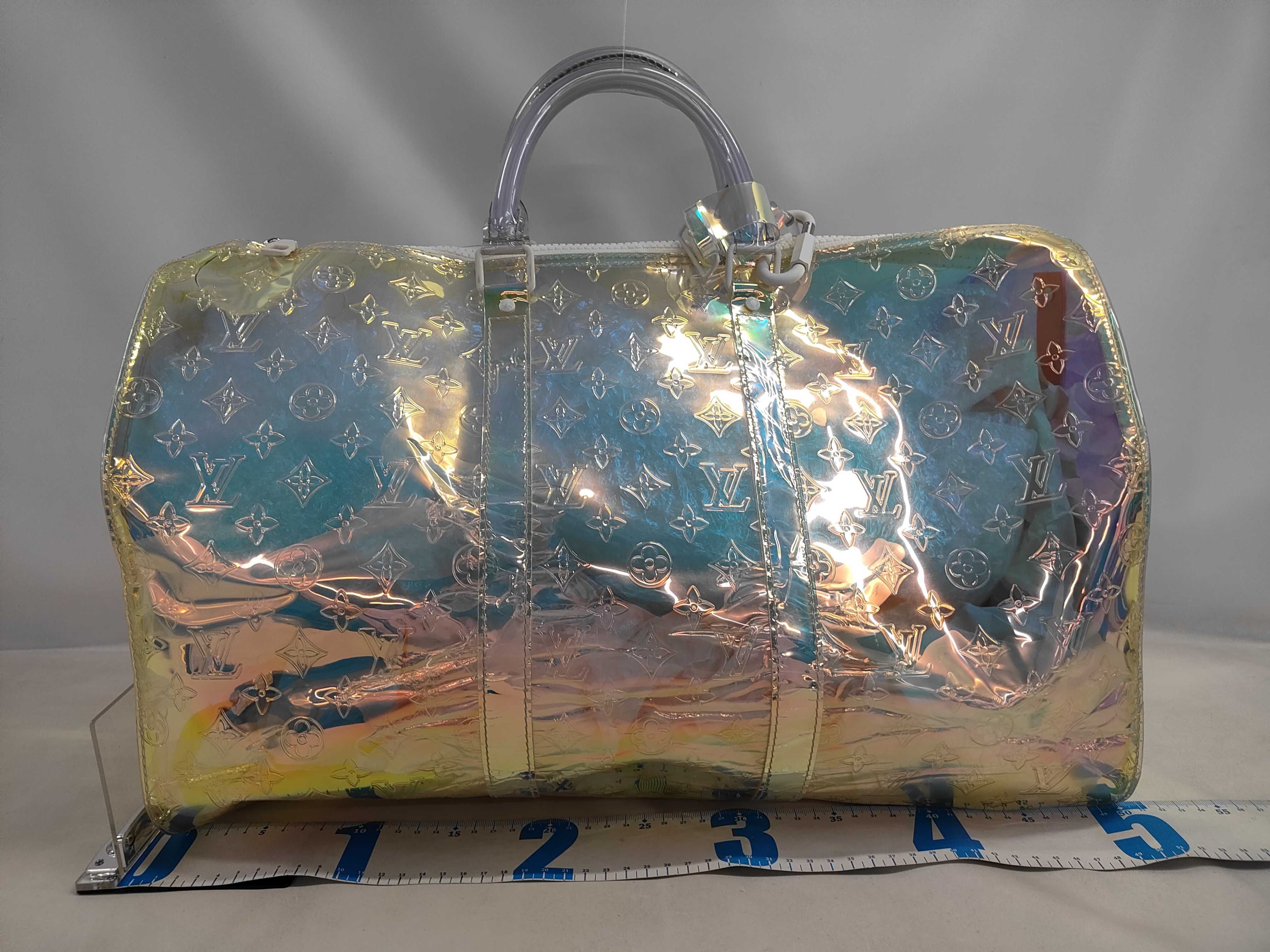 Louis Vuitton Monogram Prism Keepall Bandouliere 50