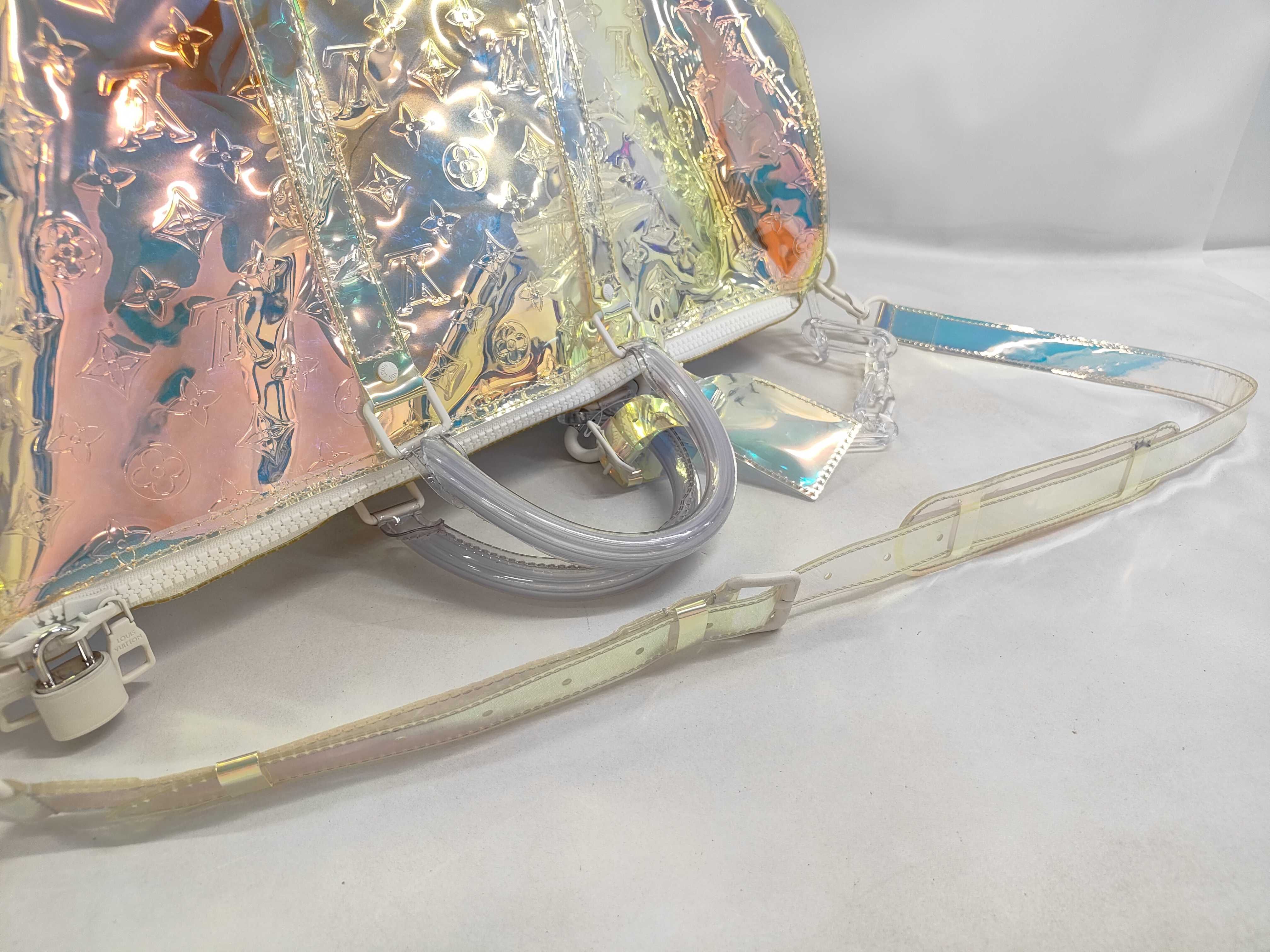 Louis Vuitton Monogram Prism Keepall Bandouliere 50