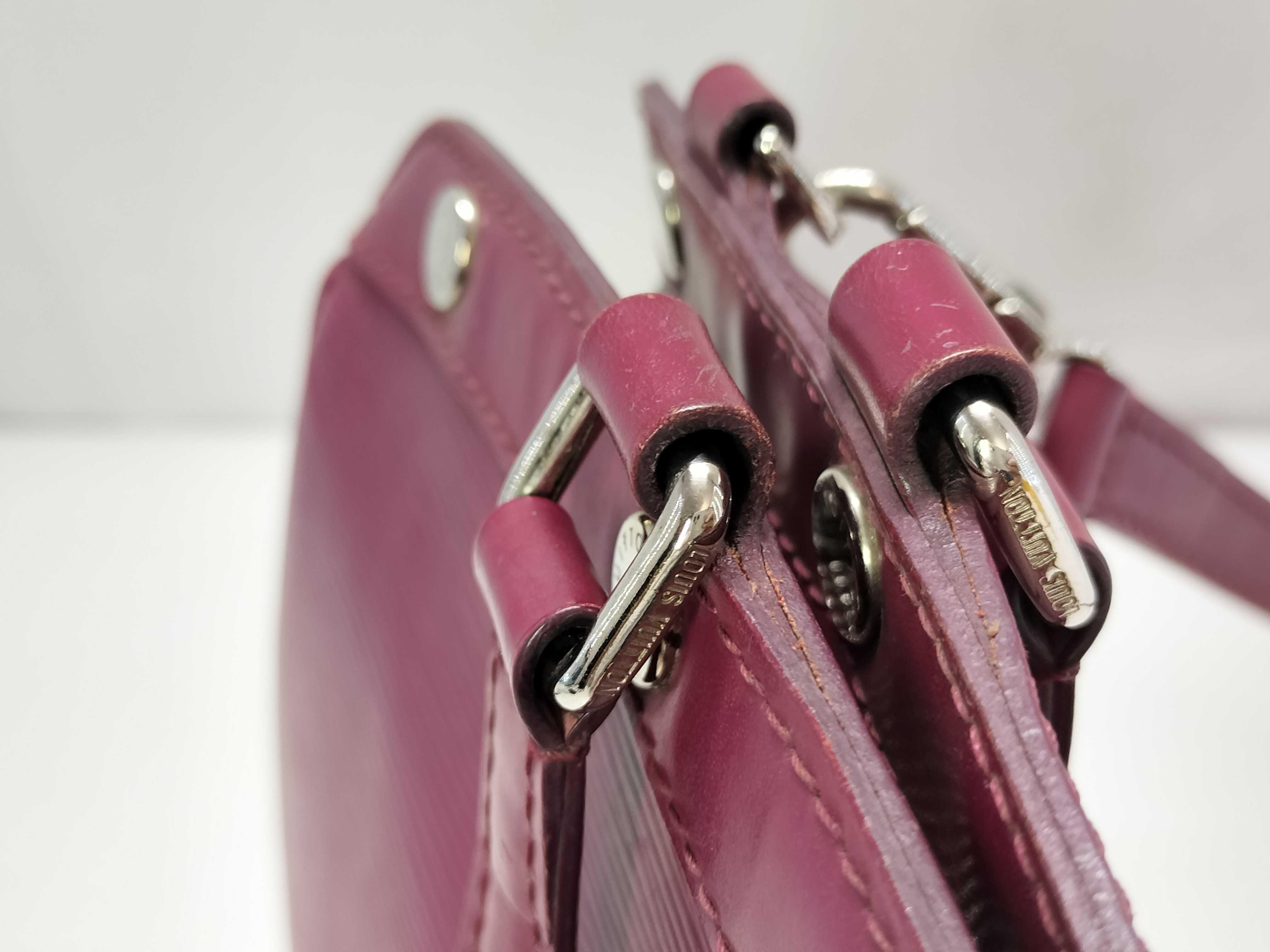 Louis Vuitton Fuchsia Epi Leather Brea MM Satchel