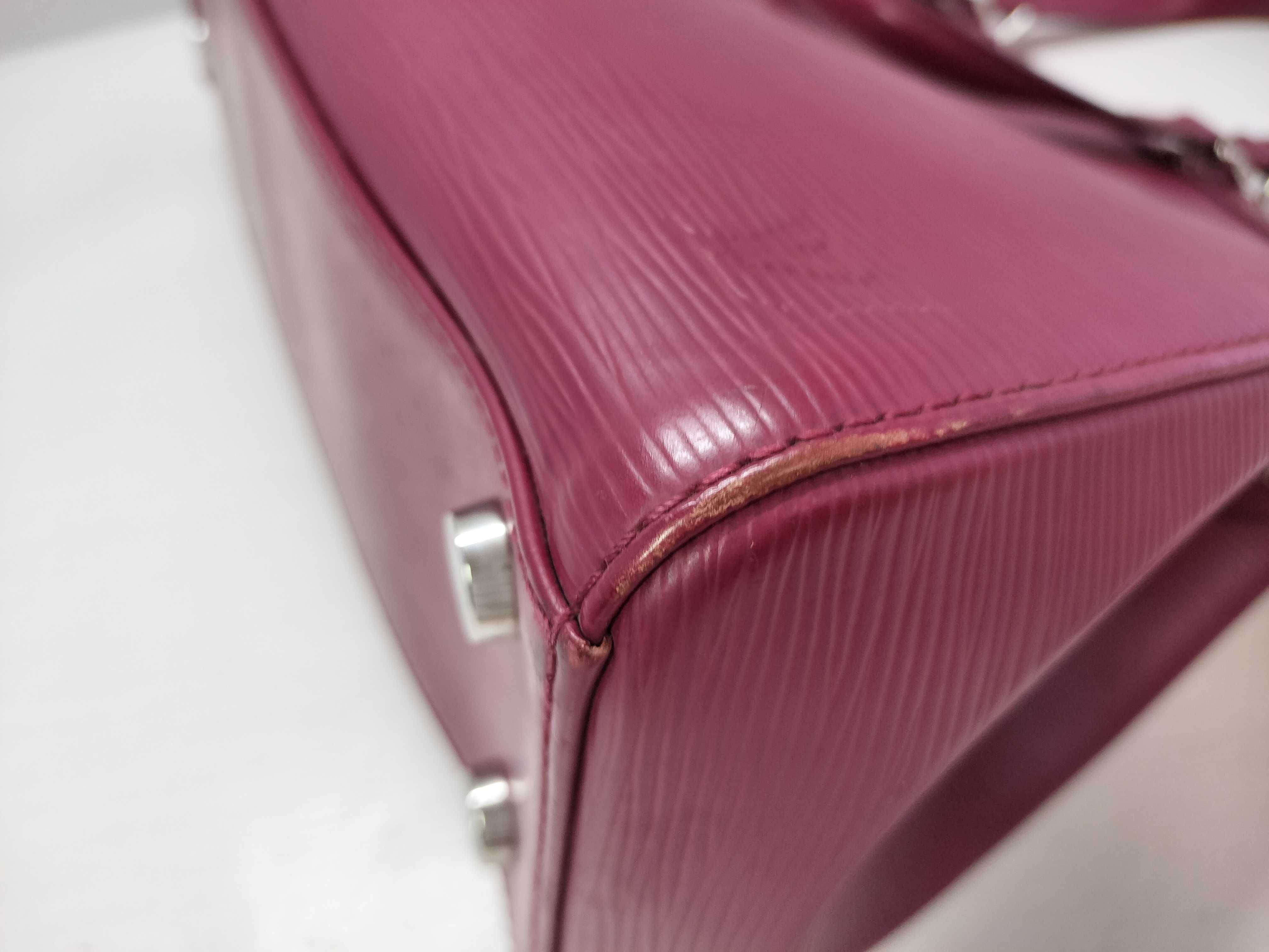 Louis Vuitton Fuchsia Epi Leather Brea MM Satchel
