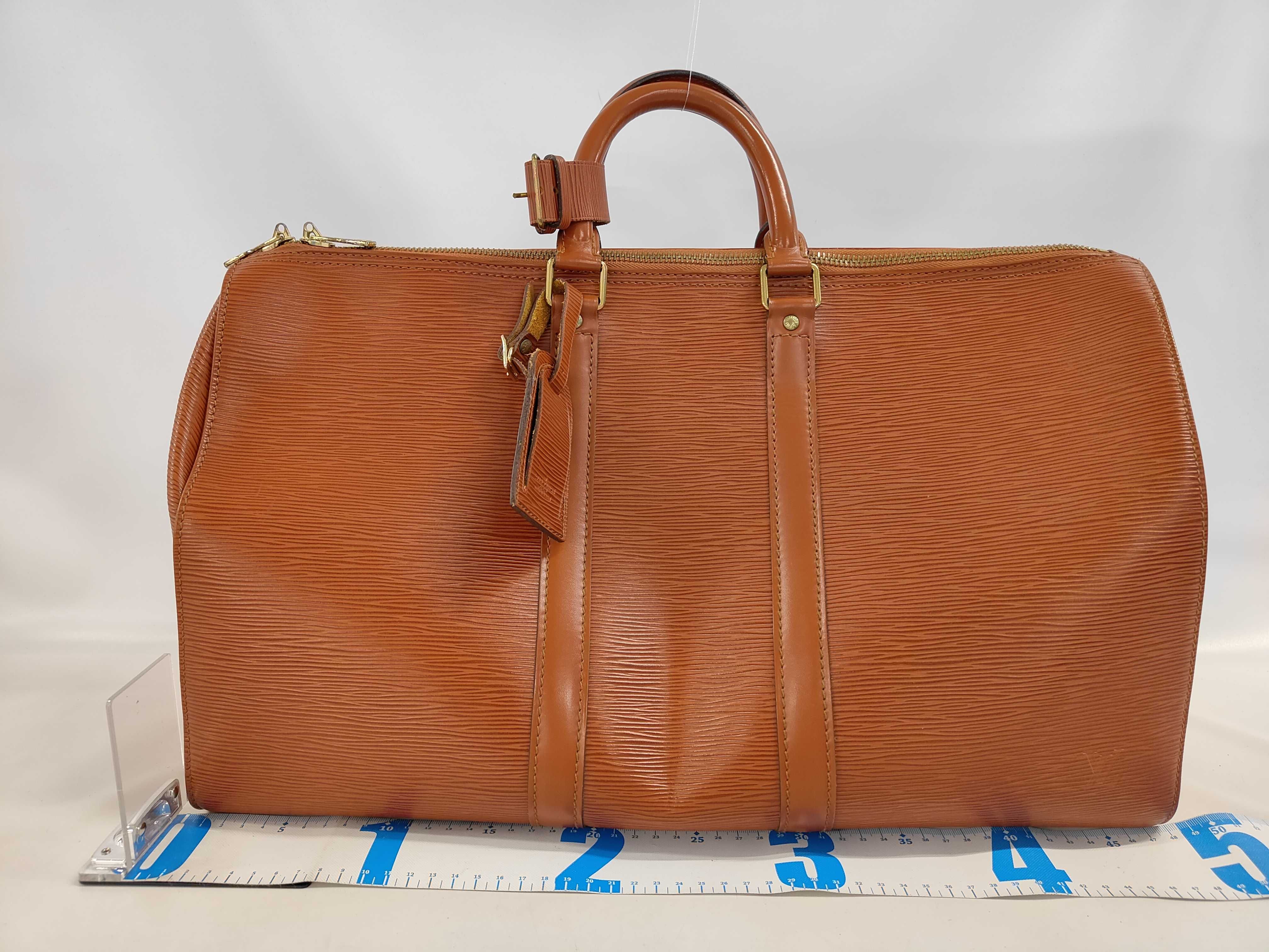 Louis Vuitton Epi Leather Keepall 50 Travel Bag