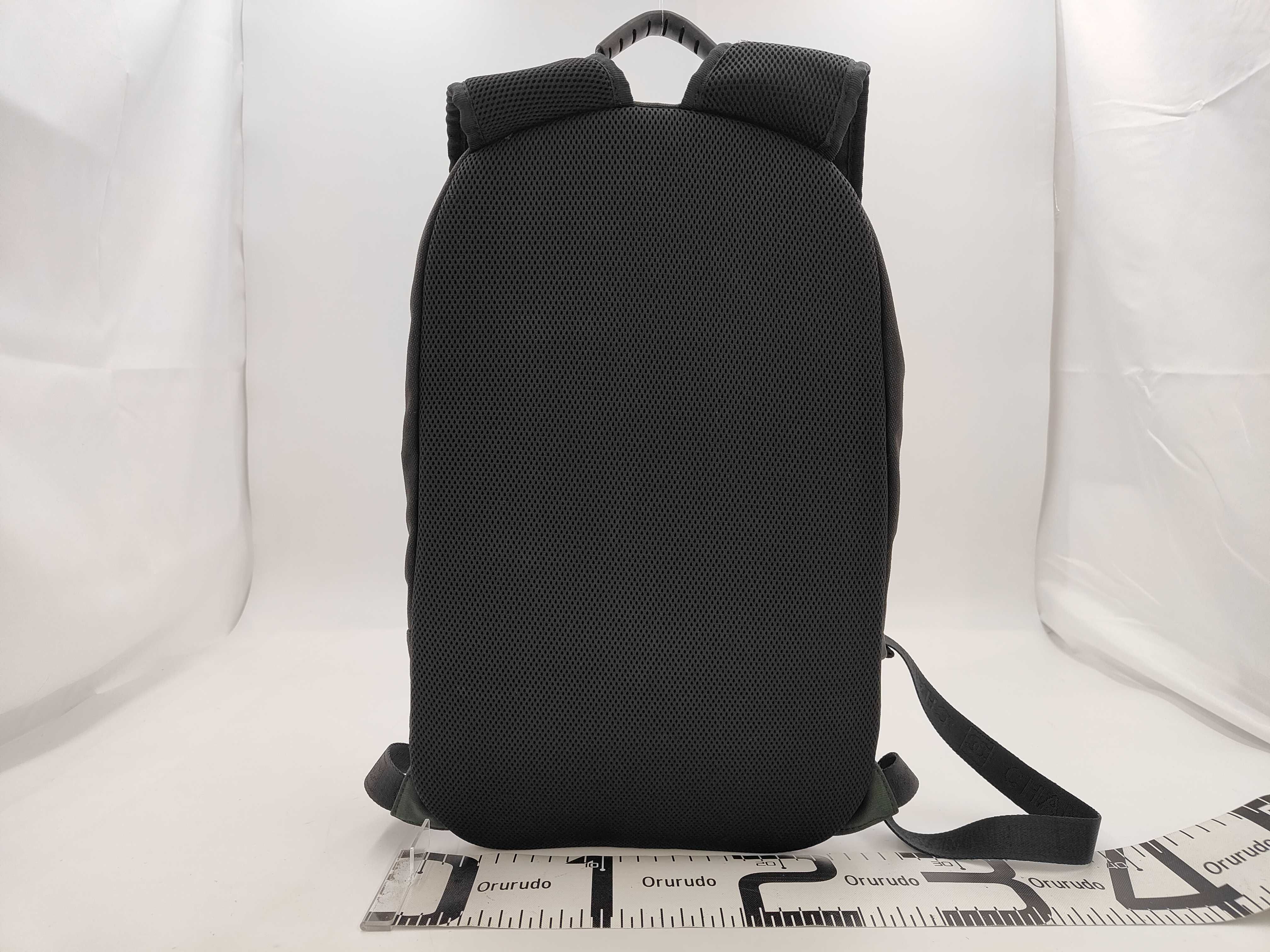 Chanel Sport Line Technical Backpack in Black and Forest Green Canvas