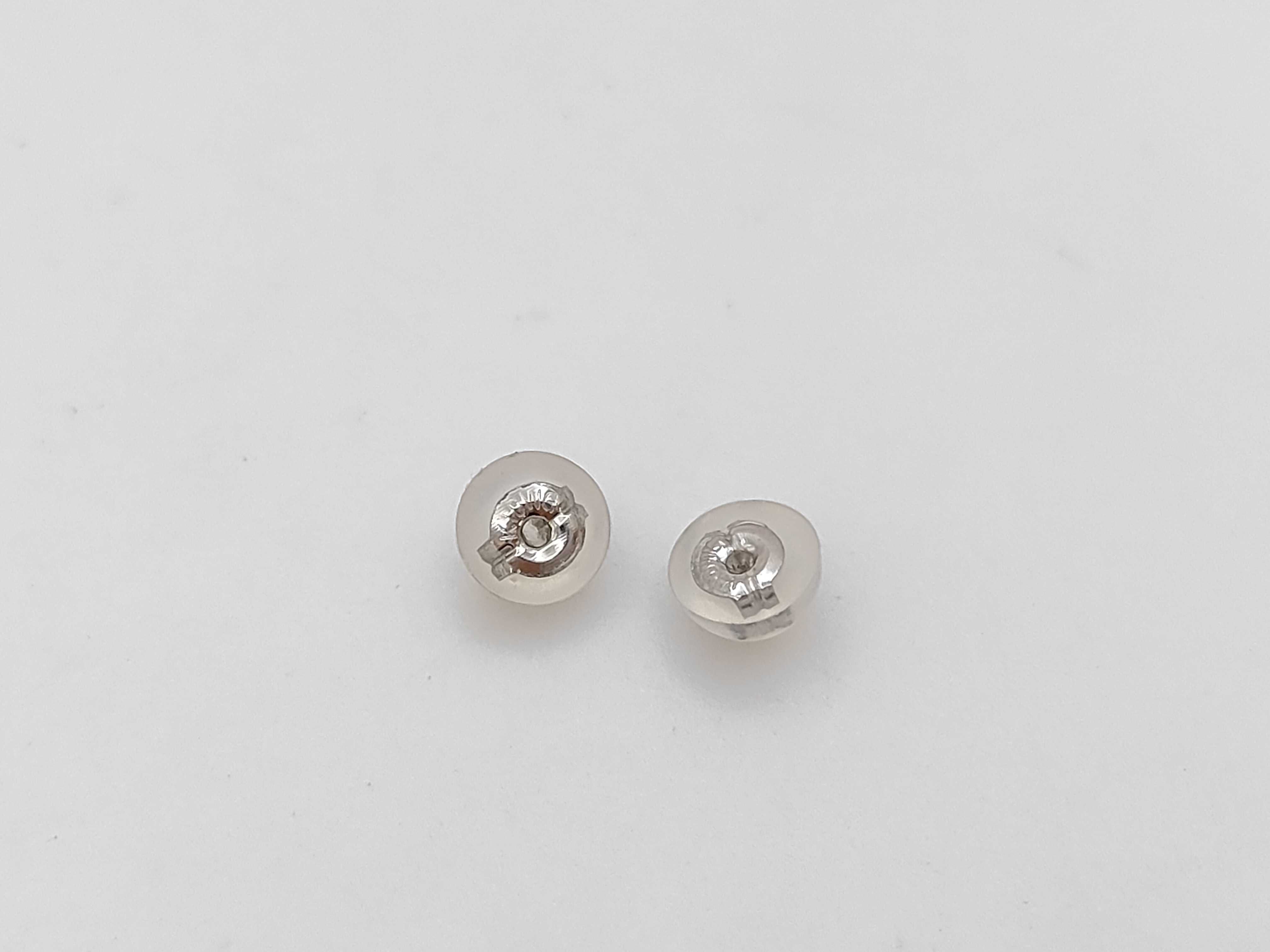 A Pair of 10K White Gold Celestial and Snowflake Drop Earrings