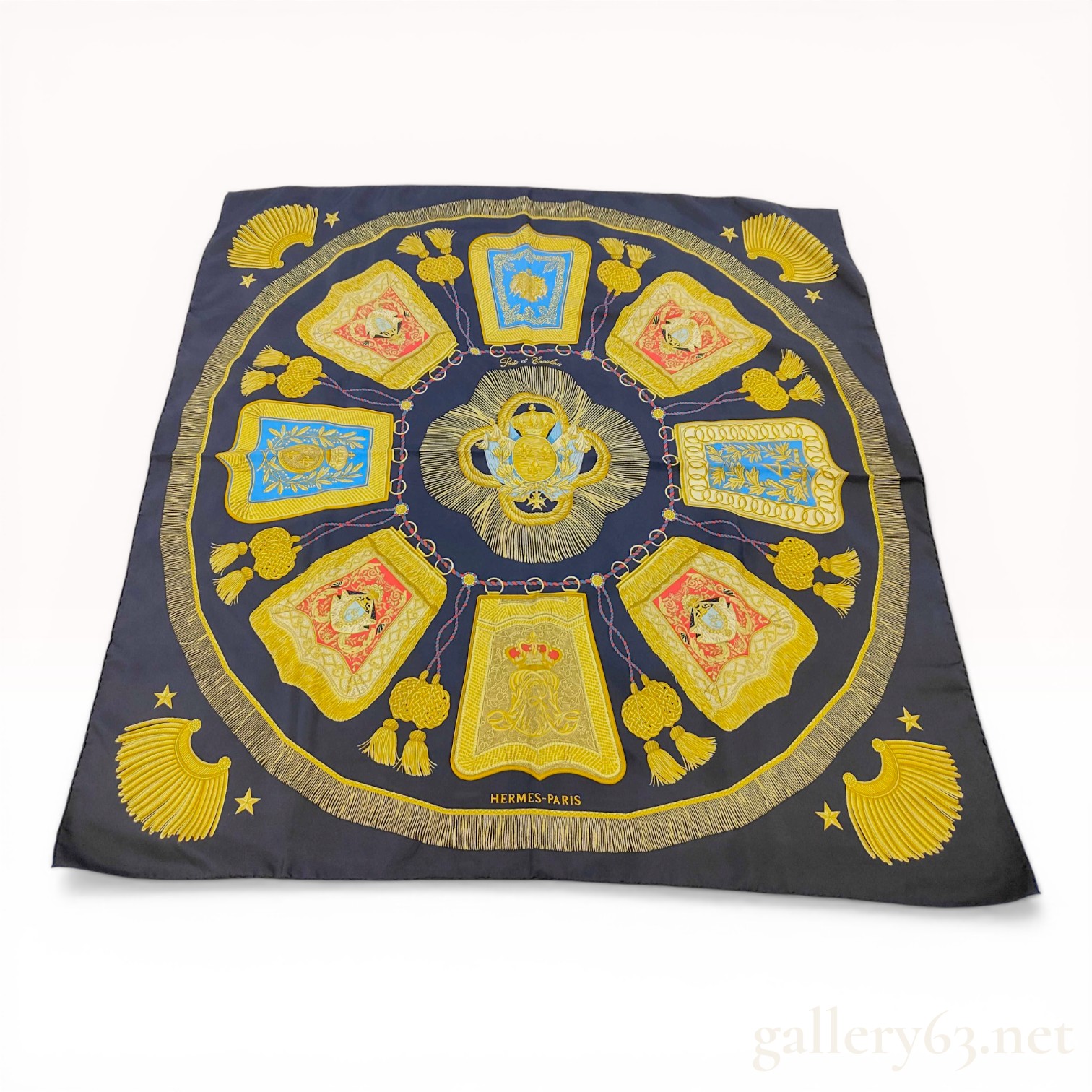 Hermes Poste et Cavalerie Silk Twill Scarf