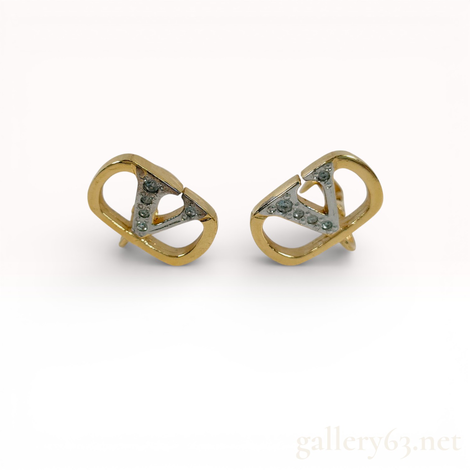 A Pair of Valentino Garavani VLogo Signature Clip-On Earrings