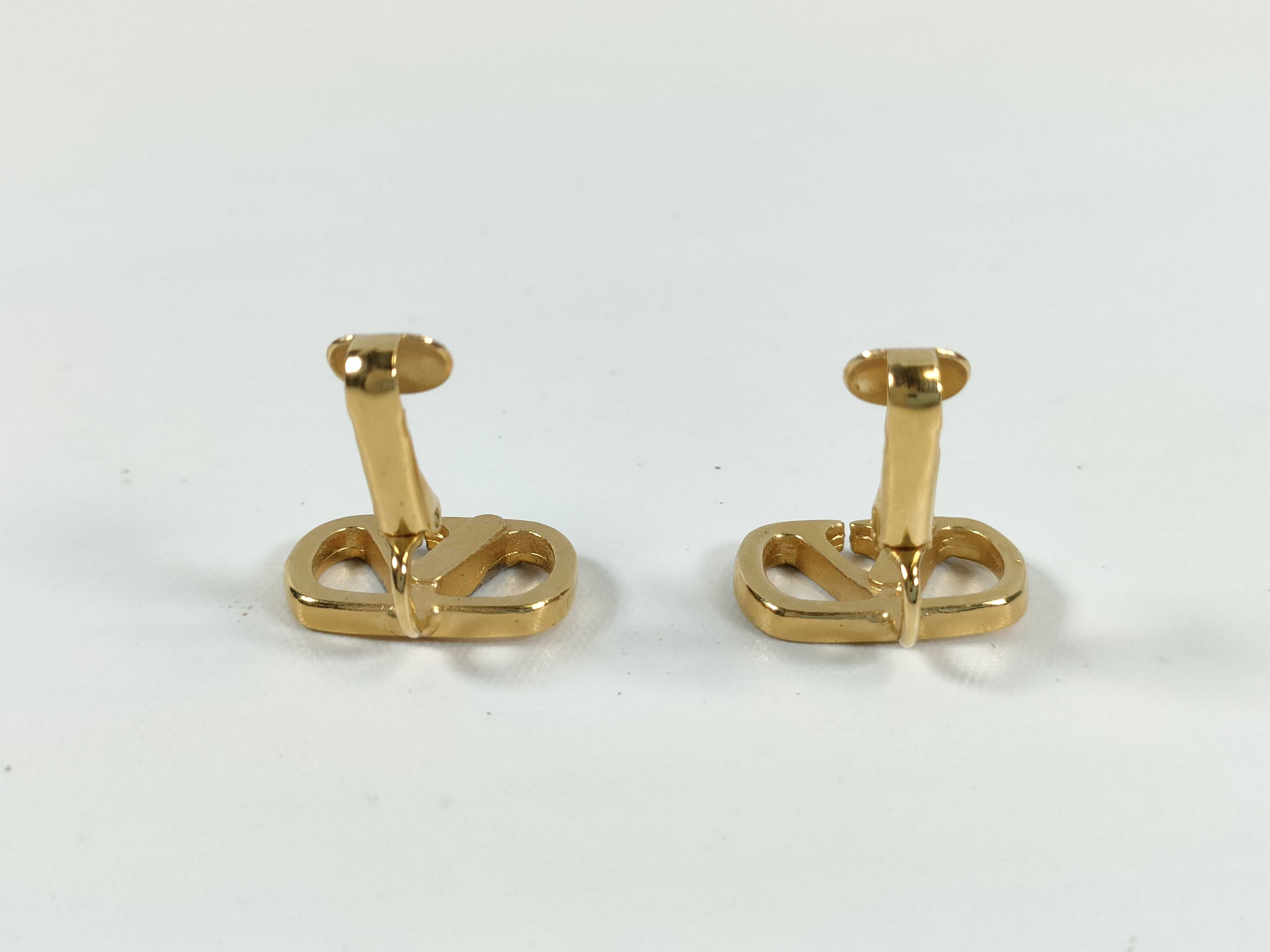 A Pair of Valentino Garavani VLogo Signature Clip-On Earrings