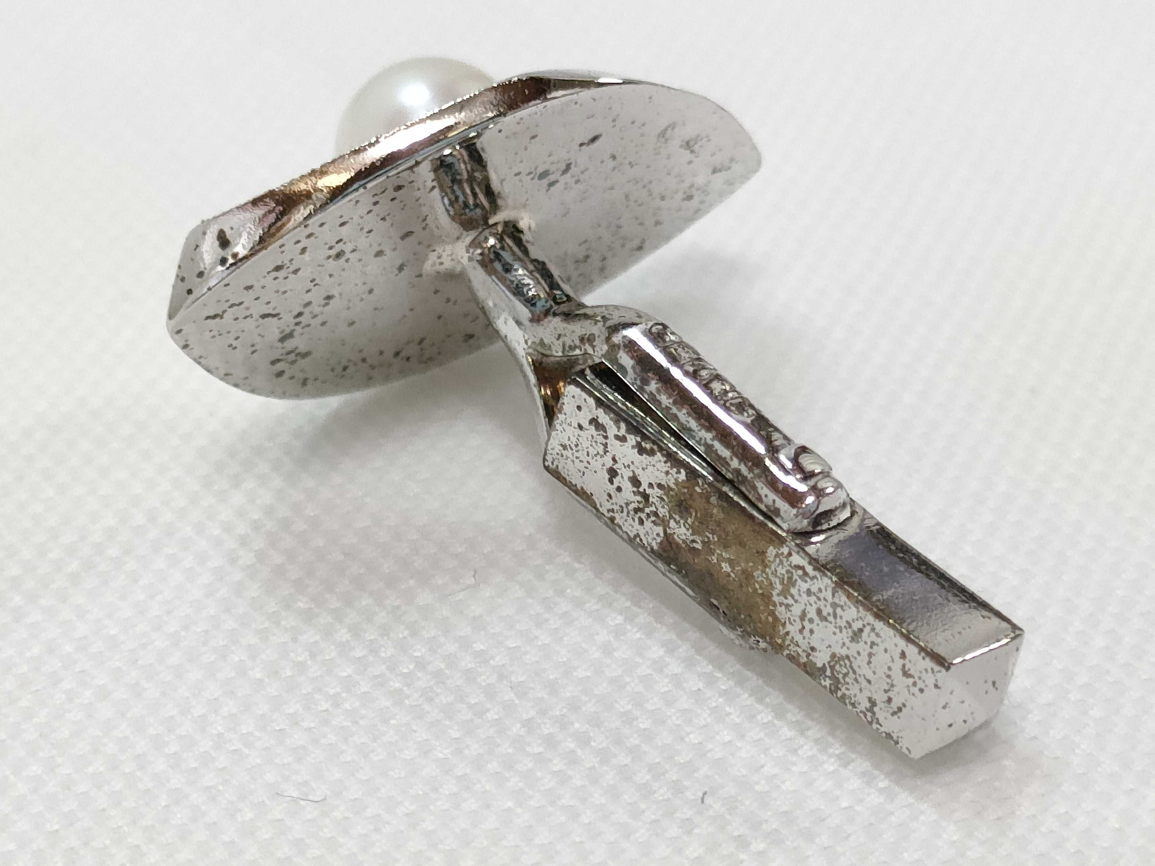 Two Pairs of Mid-Century Modern Toggle-Back Cufflinks