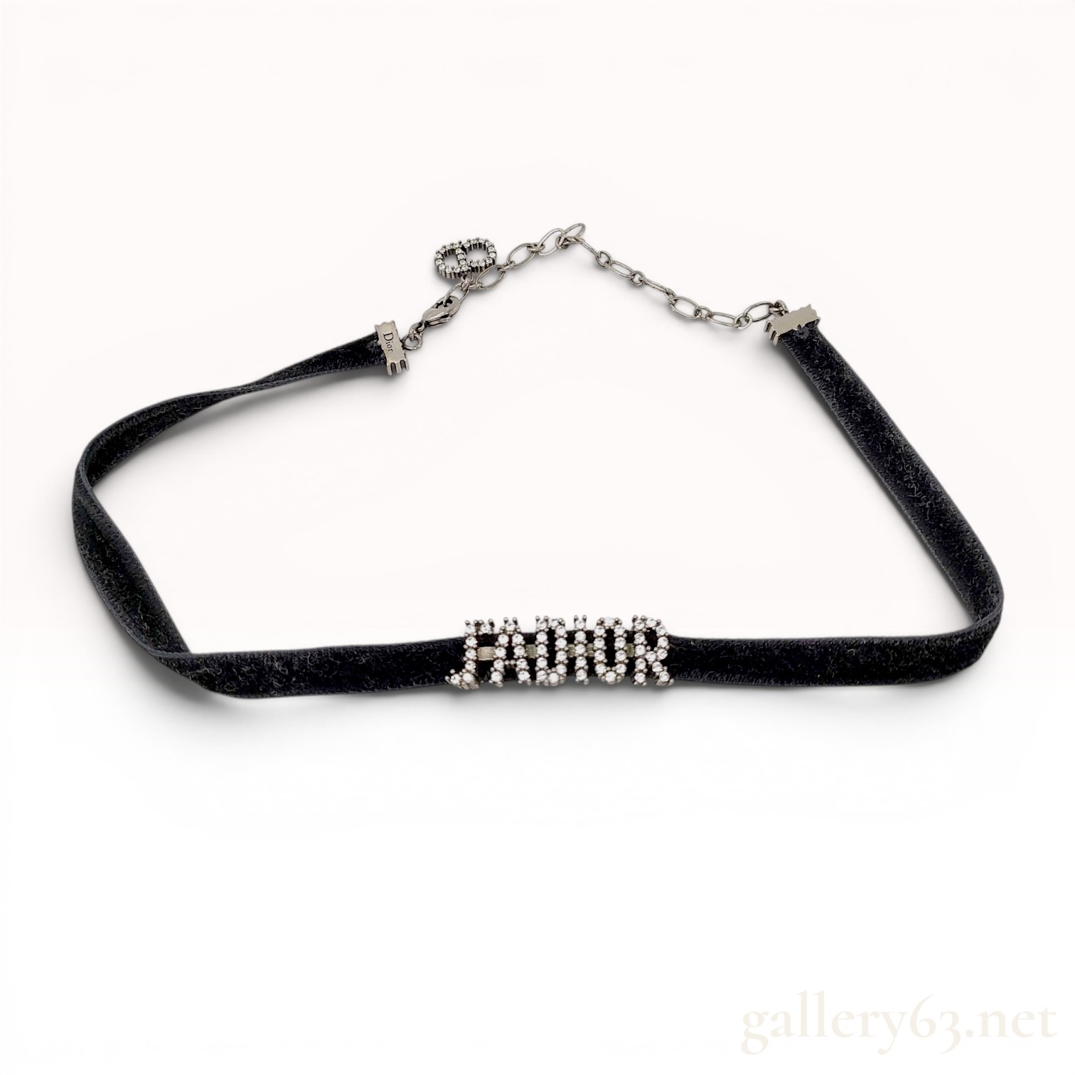 Christian Dior J'Adior Velvet and Crystal Choker