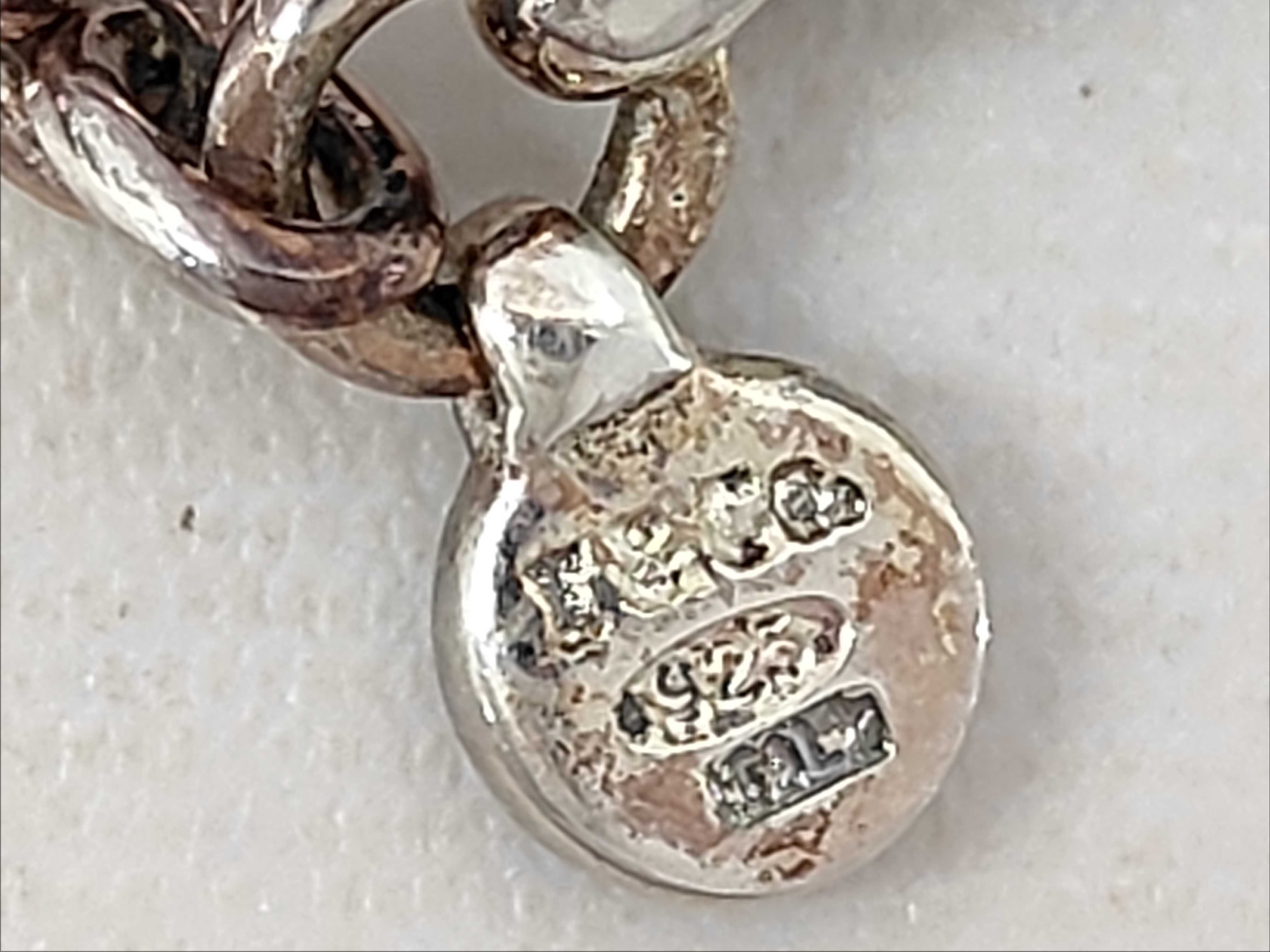 MECCA Italy Sterling Silver Moon Charm Bracelet