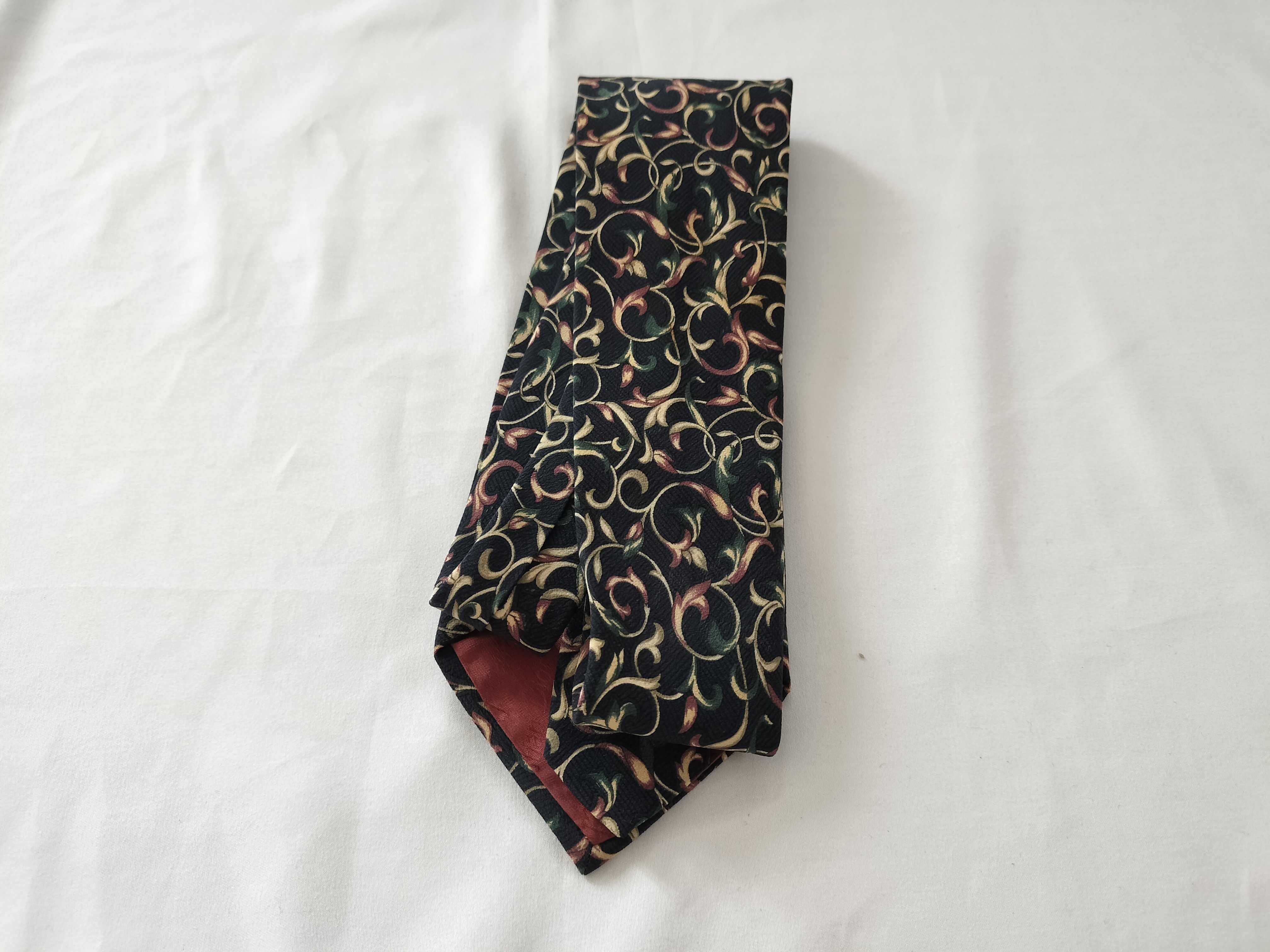 Christian Dior Monsieur Silk Foliate Scroll Necktie