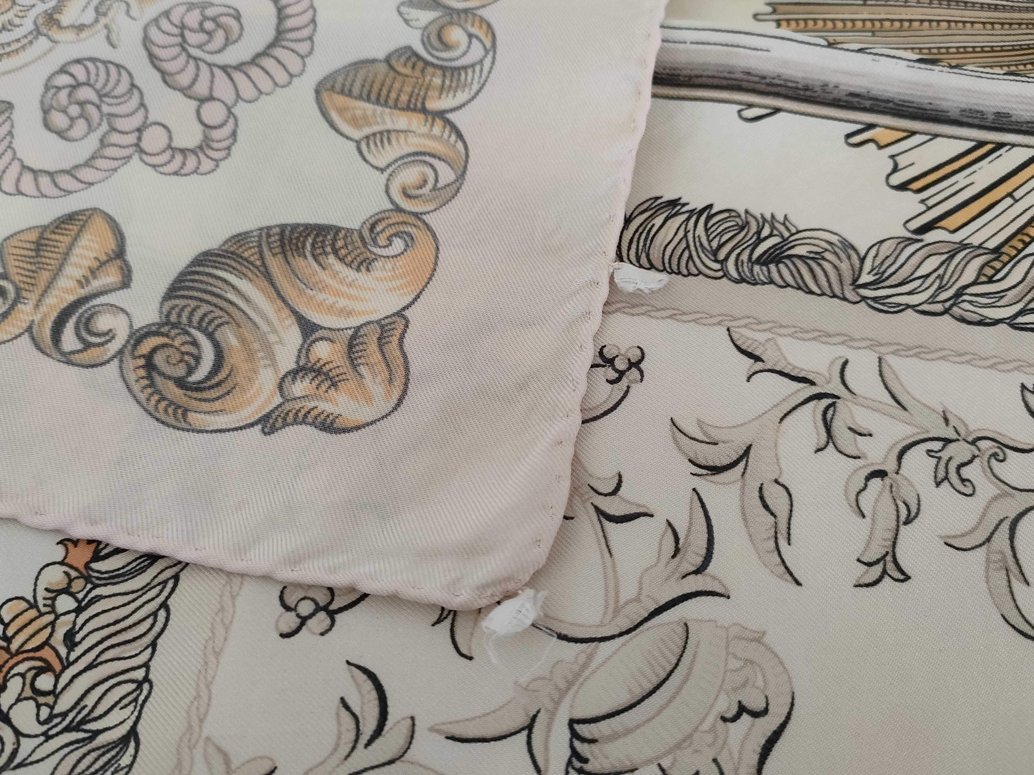 Hermes Ludovicus Magnus Silk Scarf Designed by Francoise de la Perriere