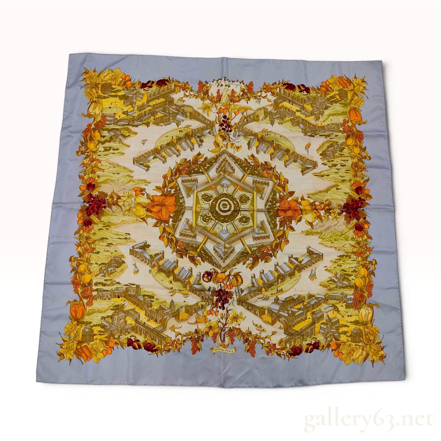 Hermes Carre 90 Silk Scarf Au Pays de Cocagne
