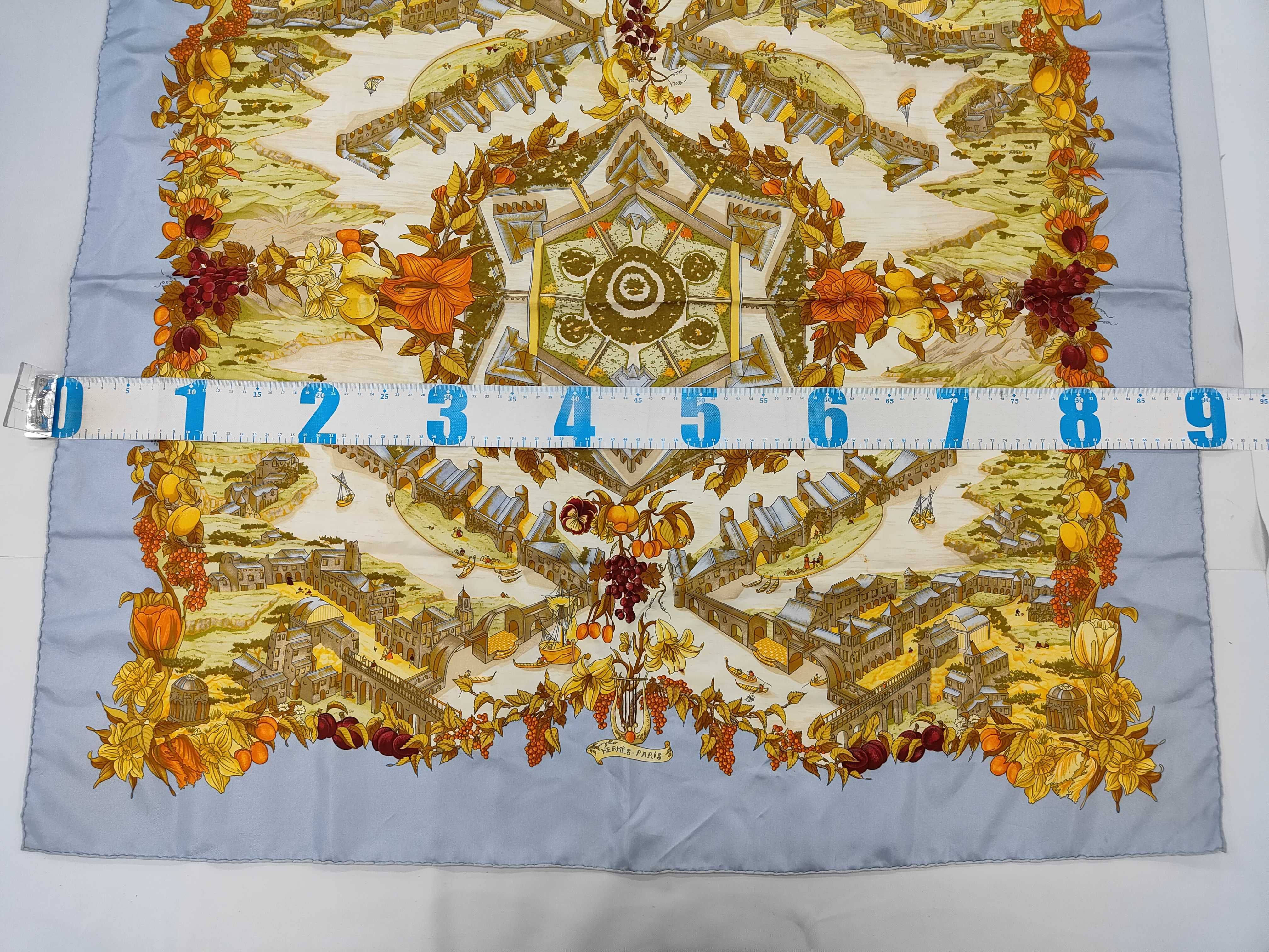 Hermes Carre 90 Silk Scarf Au Pays de Cocagne