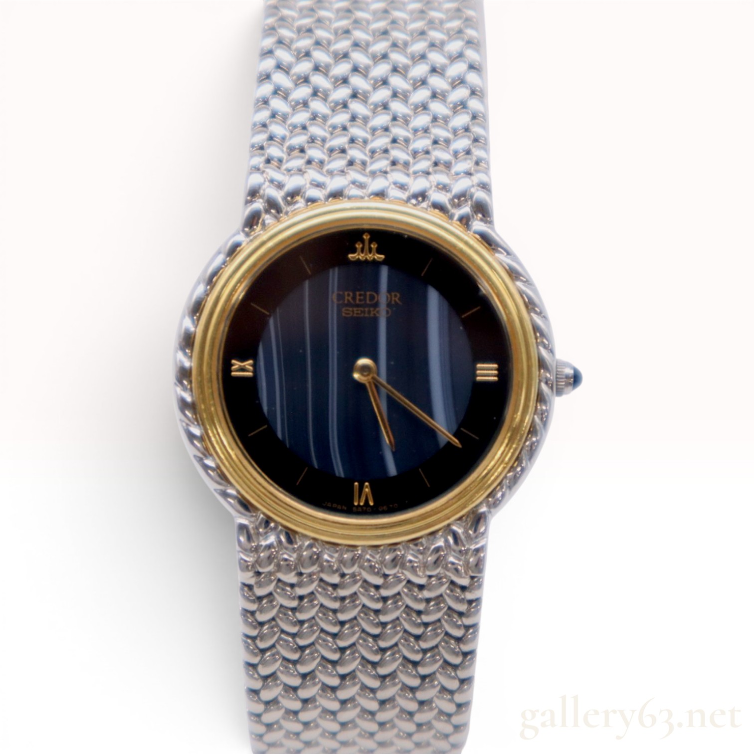 Credor Seiko 5A70-0260 Stainless Steel and 18kt Gold Quartz Wristwatch