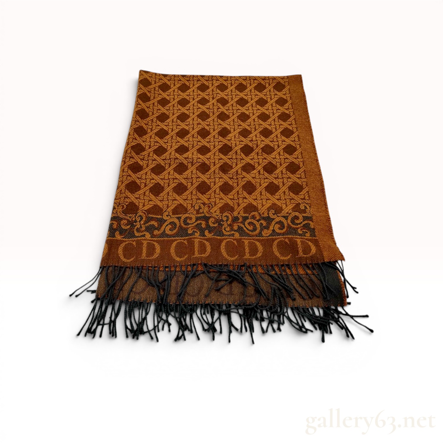 Christian Dior Cannage Motif Wool Lap Blanket