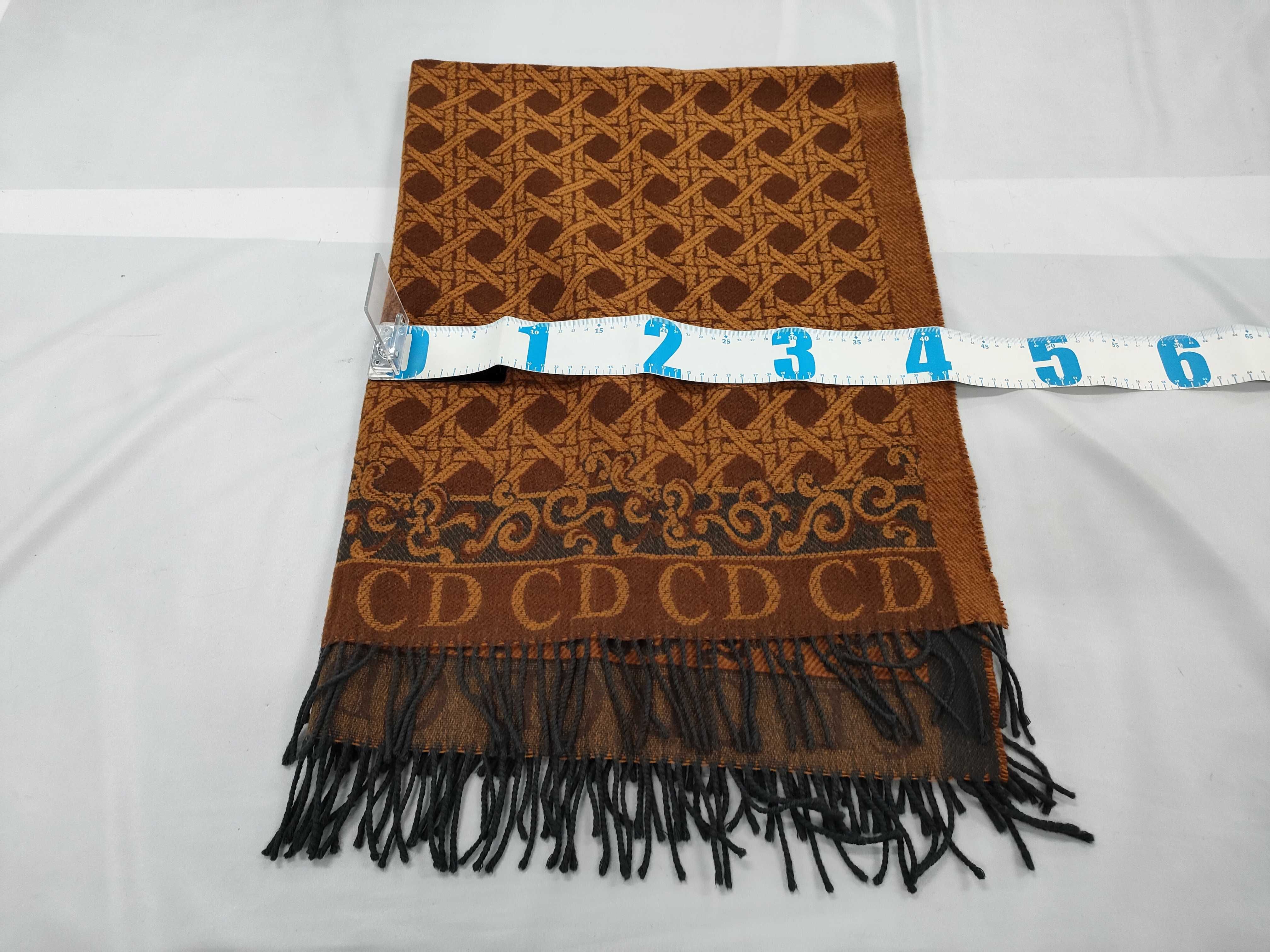 Christian Dior Cannage Motif Wool Lap Blanket