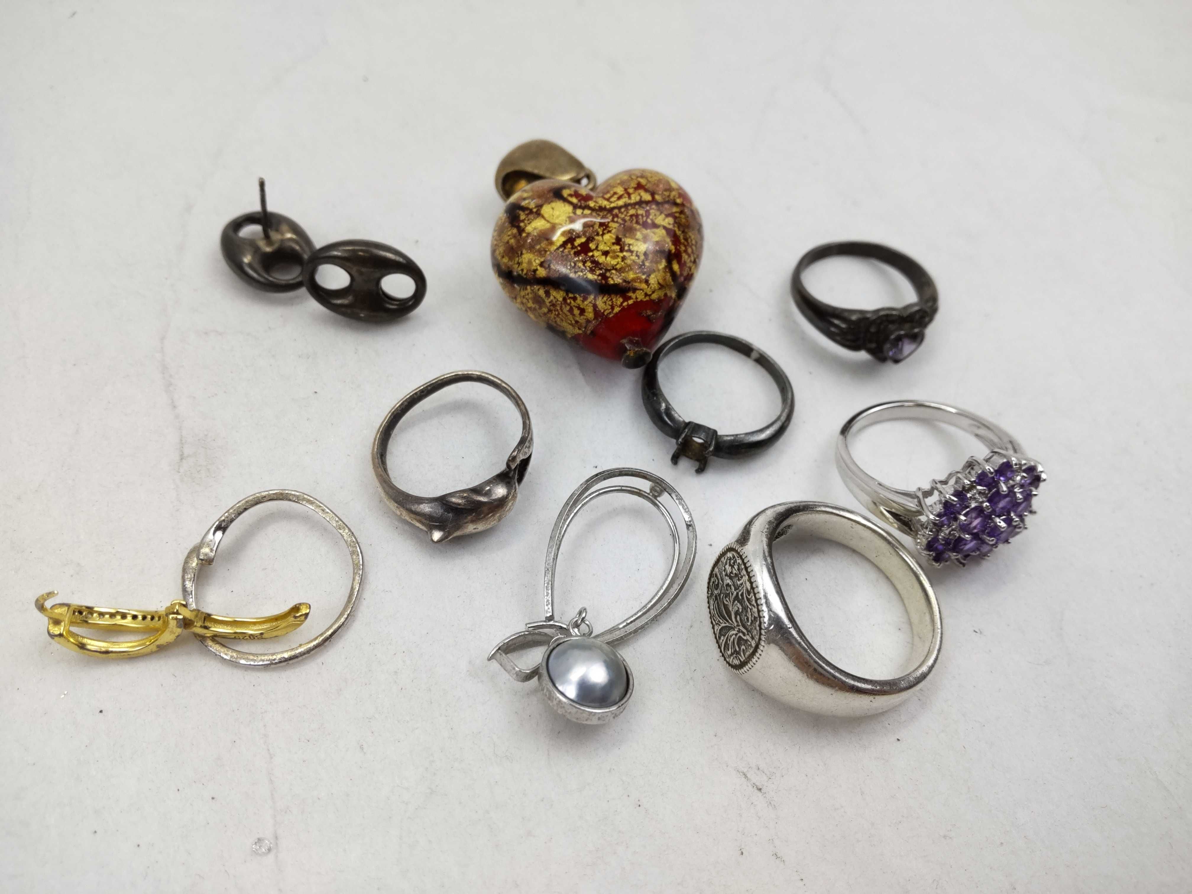 A Collection of Sterling Silver and Assorted Costume Jewelry