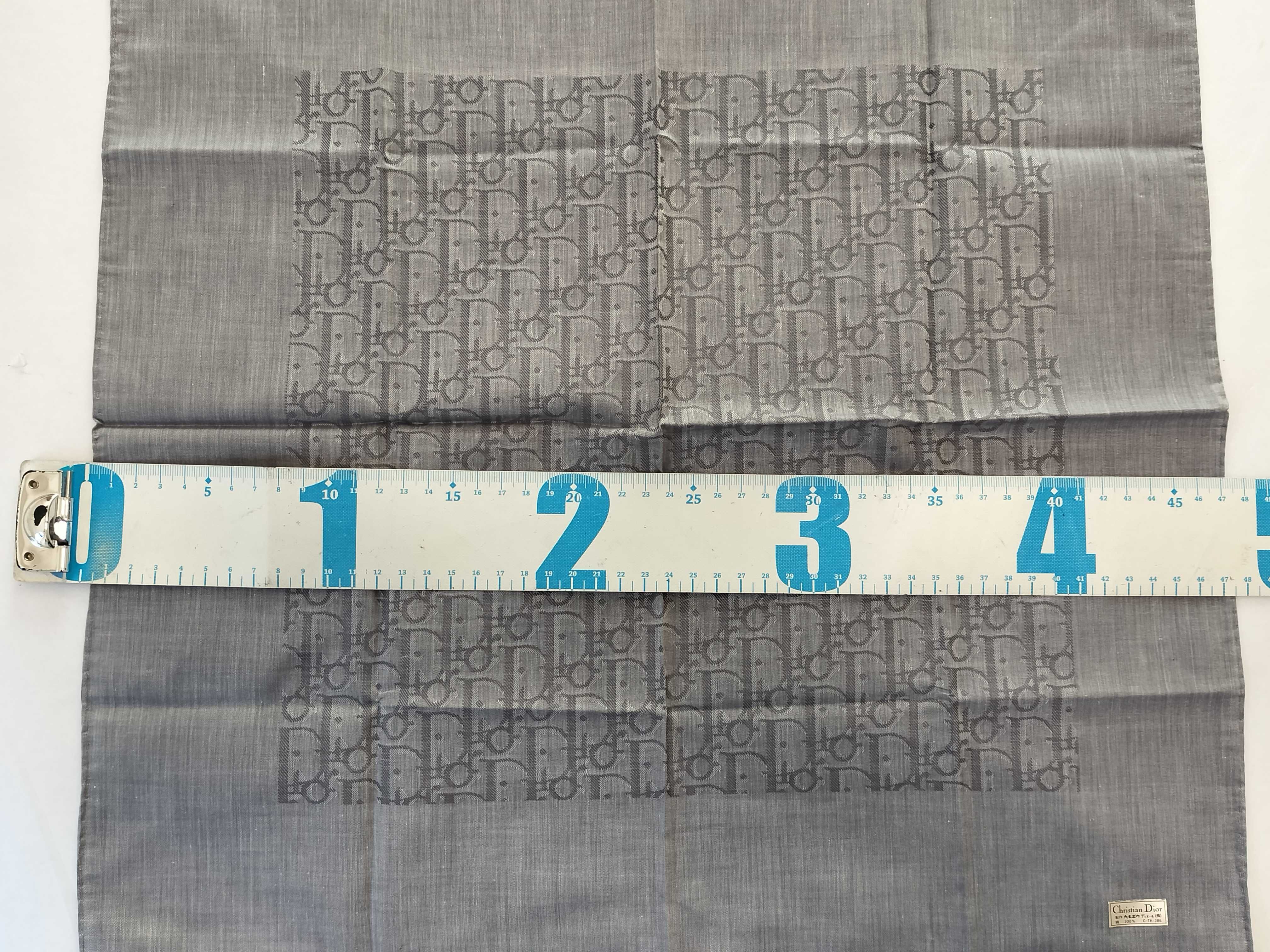 Christian Dior Oblique Monogram Cotton Pocket Square