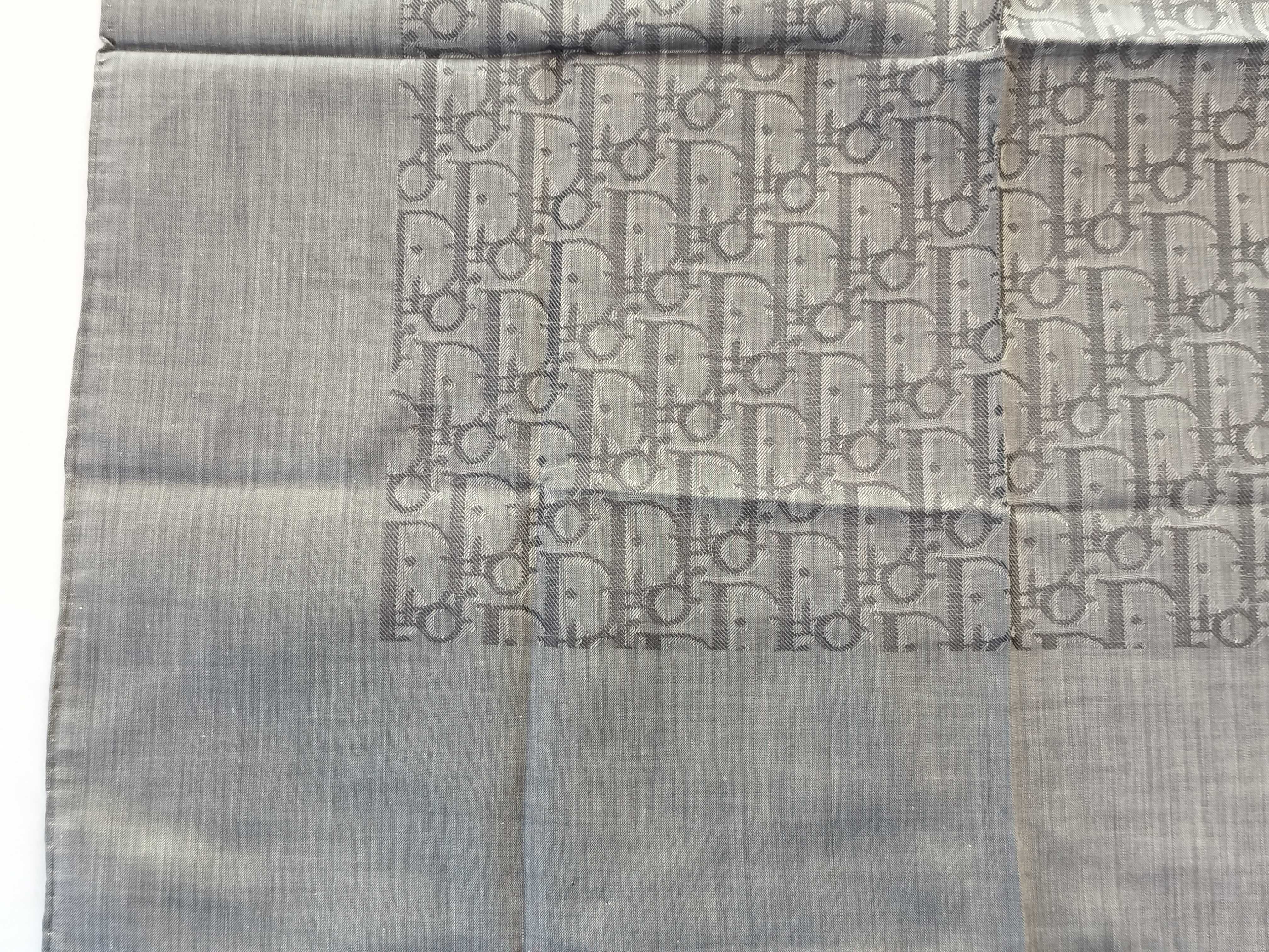 Christian Dior Oblique Monogram Cotton Pocket Square