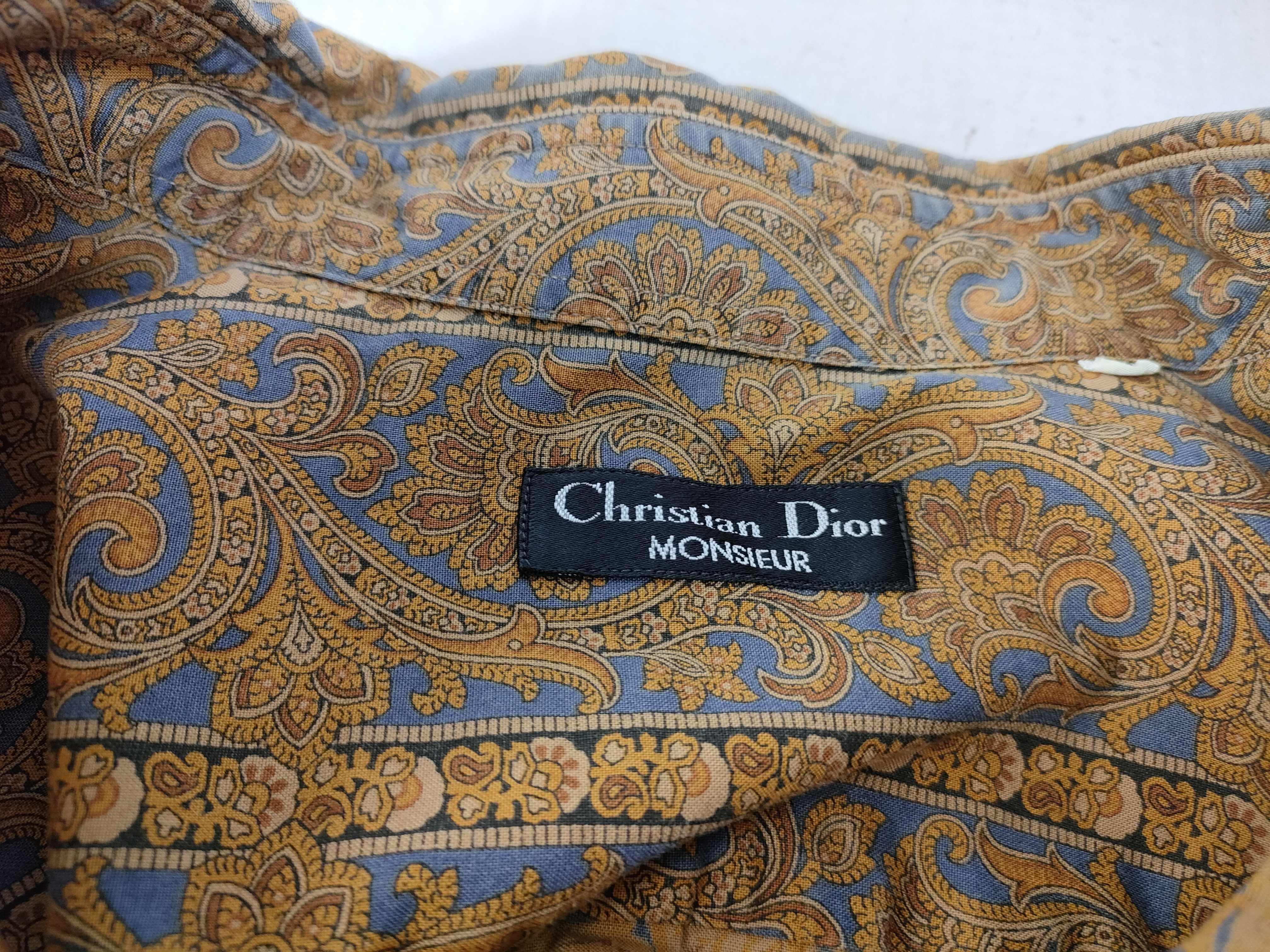Christian Dior Monsieur Vintage Paisley Long-Sleeve Button-Down Shirt