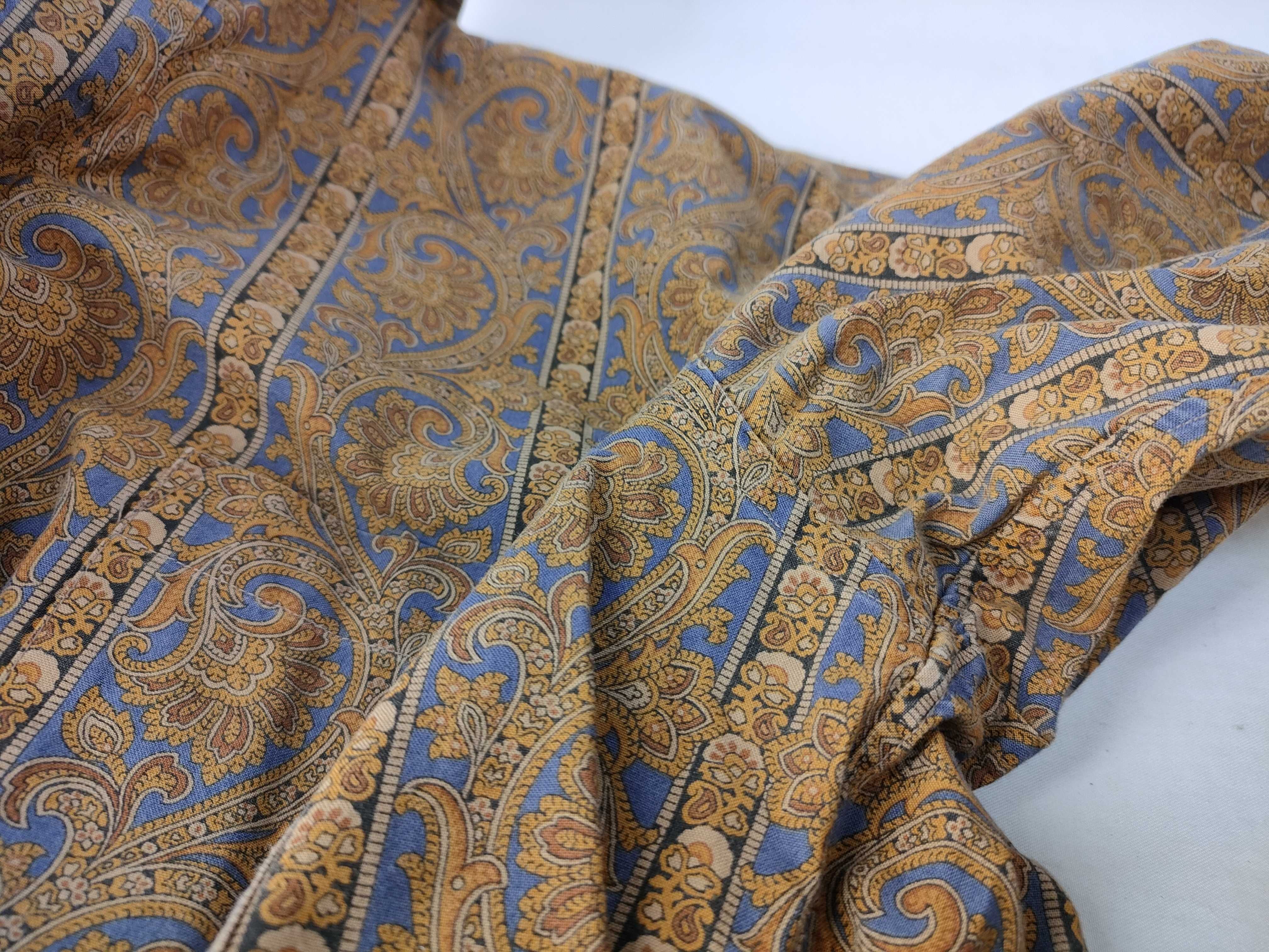 Christian Dior Monsieur Vintage Paisley Long-Sleeve Button-Down Shirt