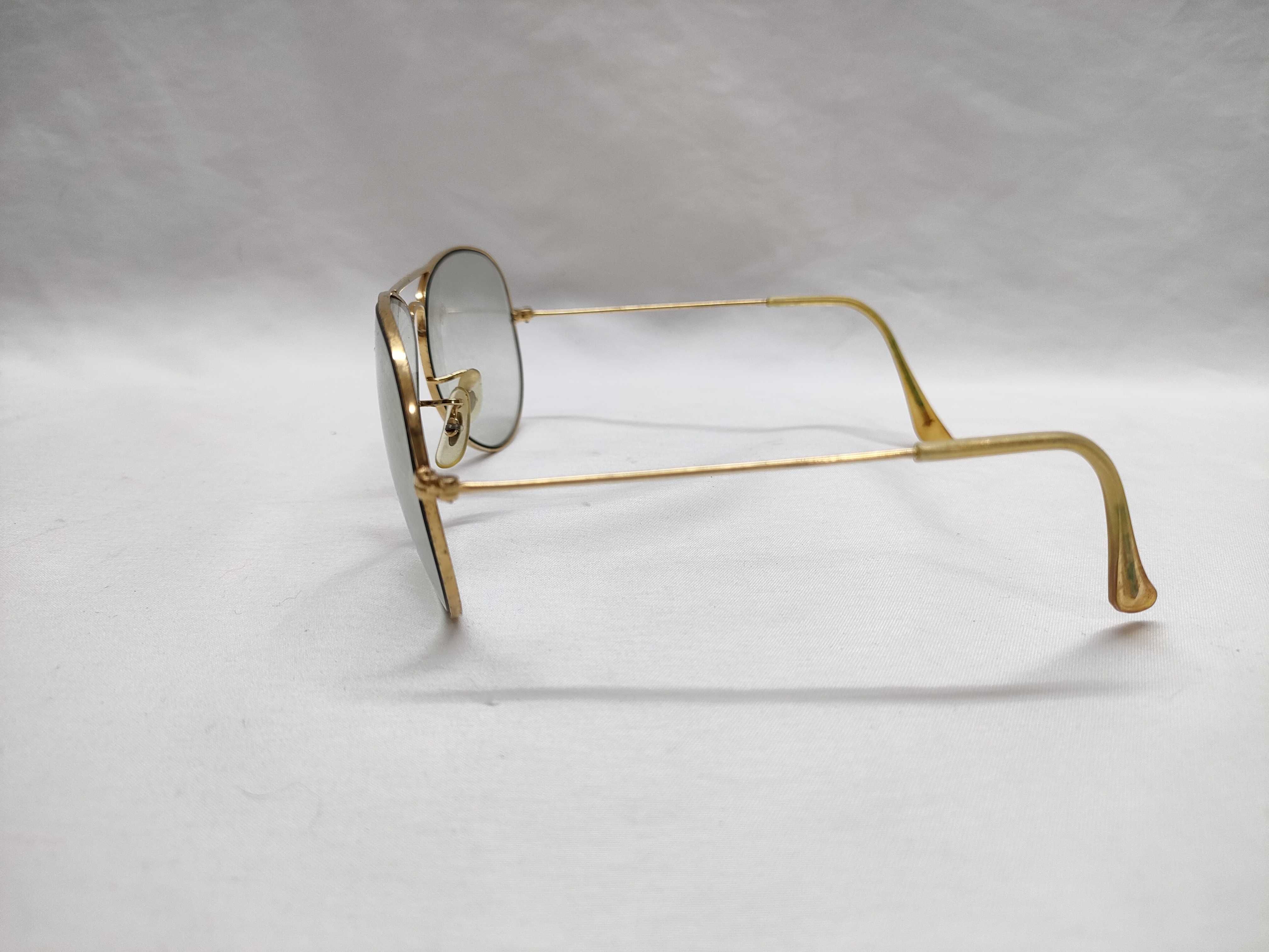 Vintage Bausch and Lomb Ray-Ban Gold-Toned Aviator Frames