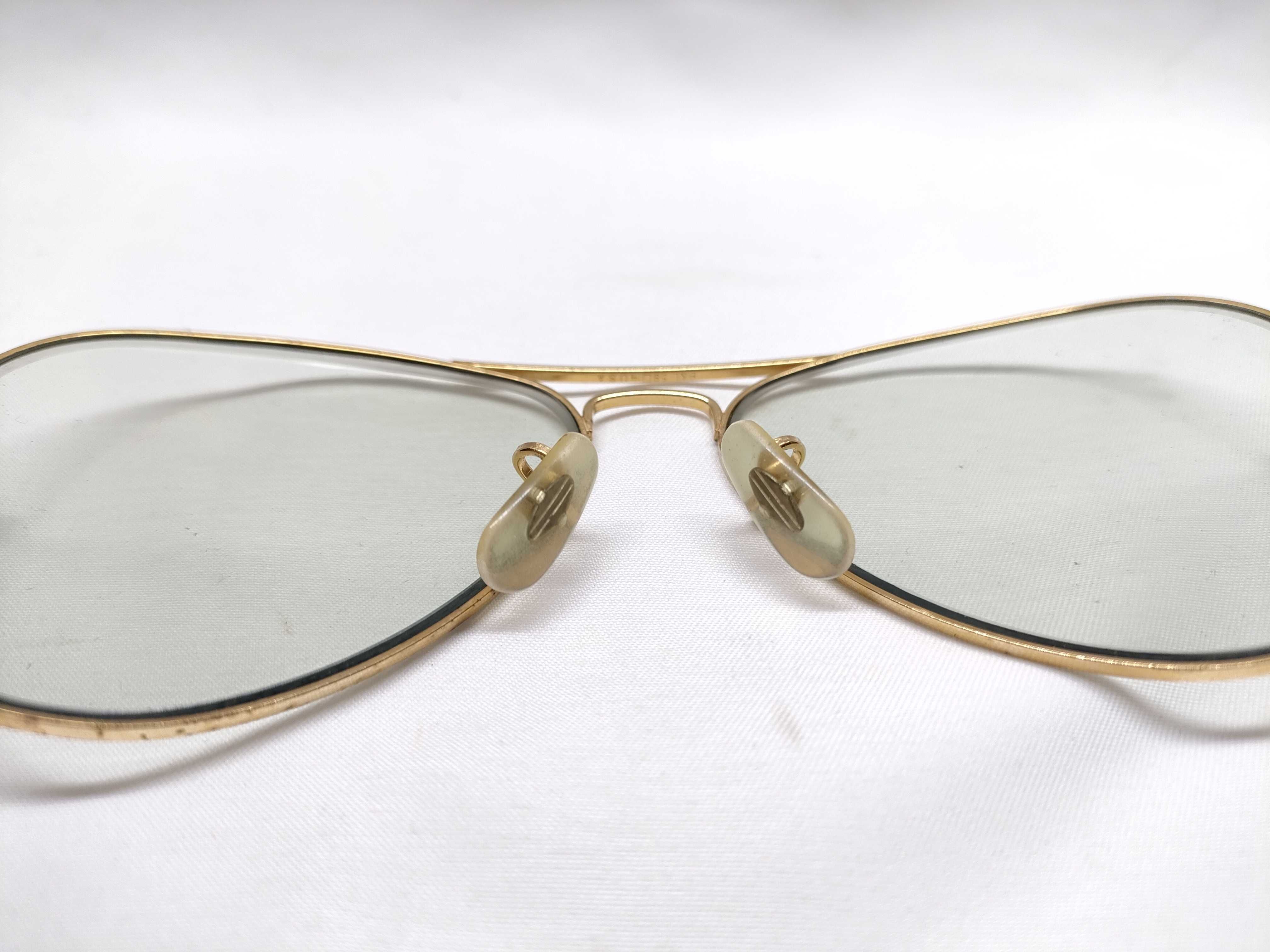 Vintage Bausch and Lomb Ray-Ban Gold-Toned Aviator Frames