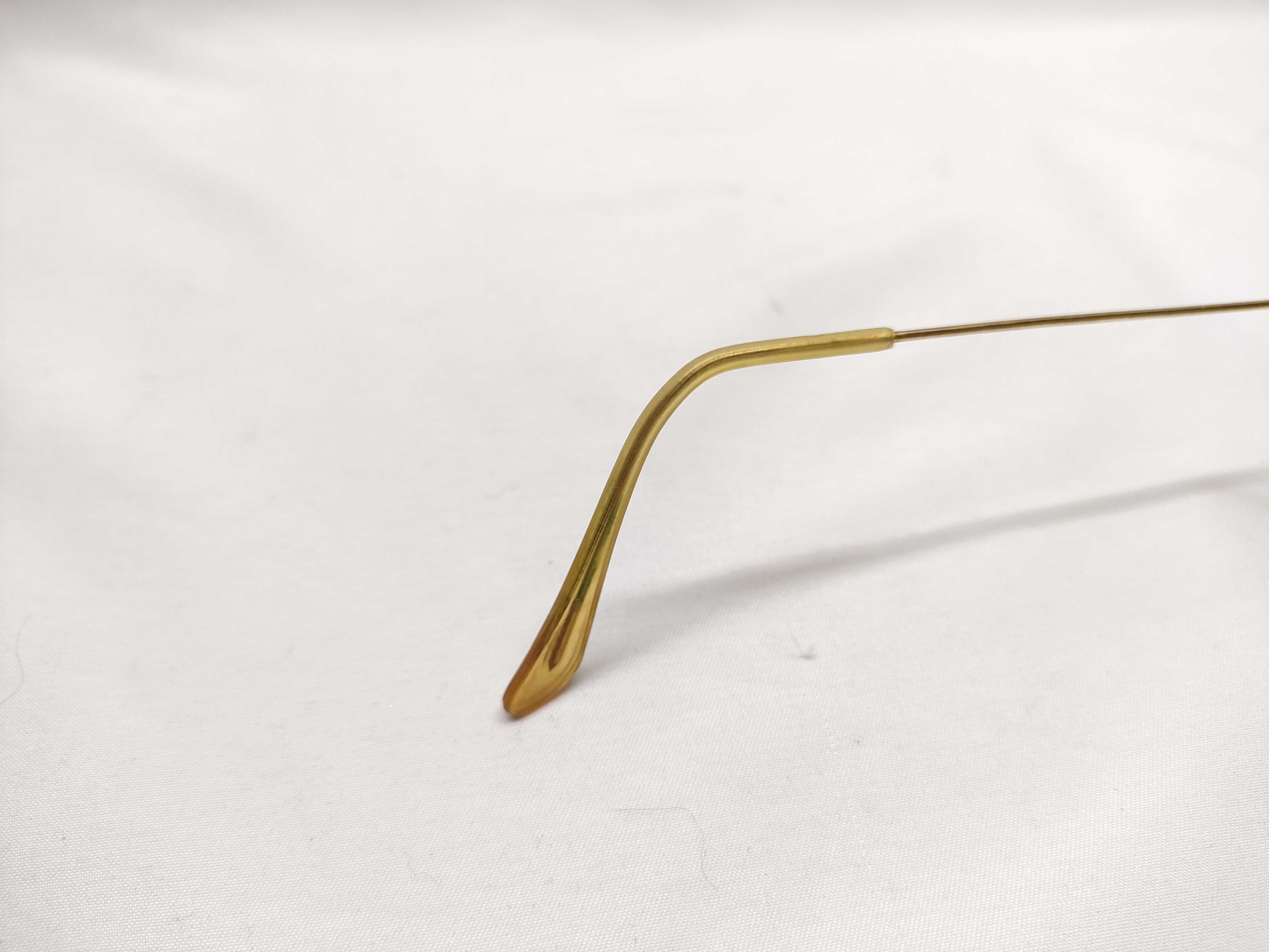 Vintage Bausch and Lomb Ray-Ban Gold-Toned Aviator Frames