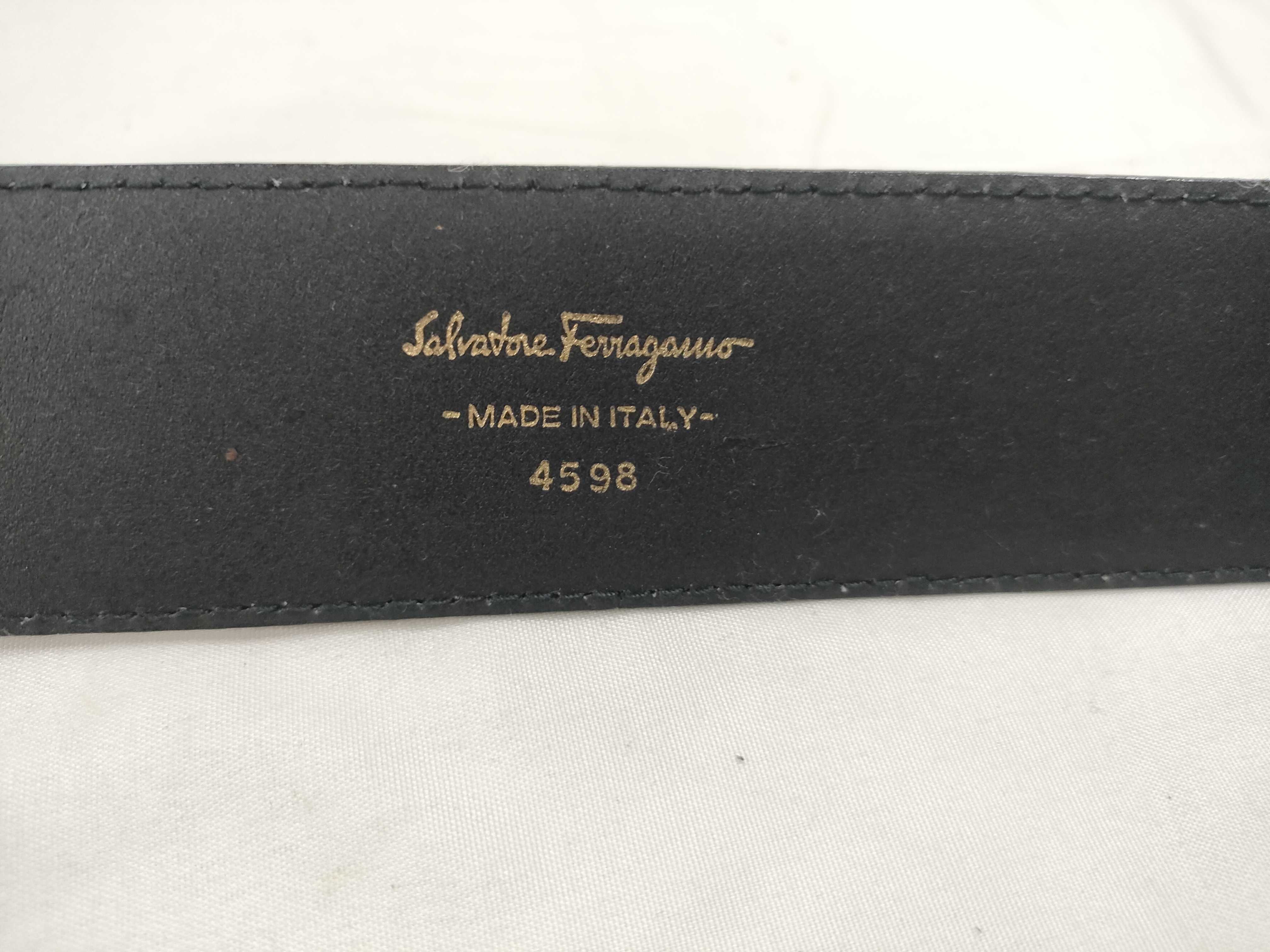 Salvatore Ferragamo Vara Ribbon Lizard Belt