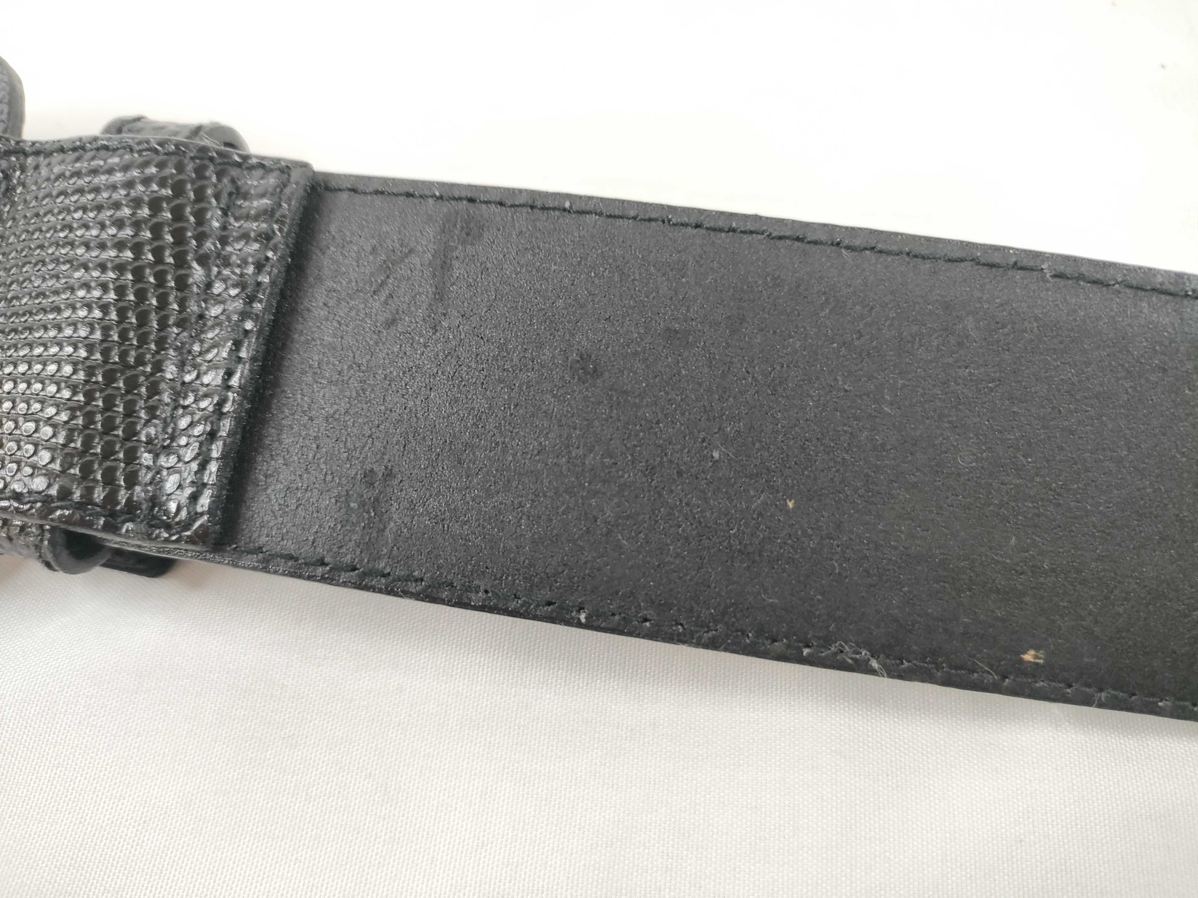 Salvatore Ferragamo Vara Ribbon Lizard Belt