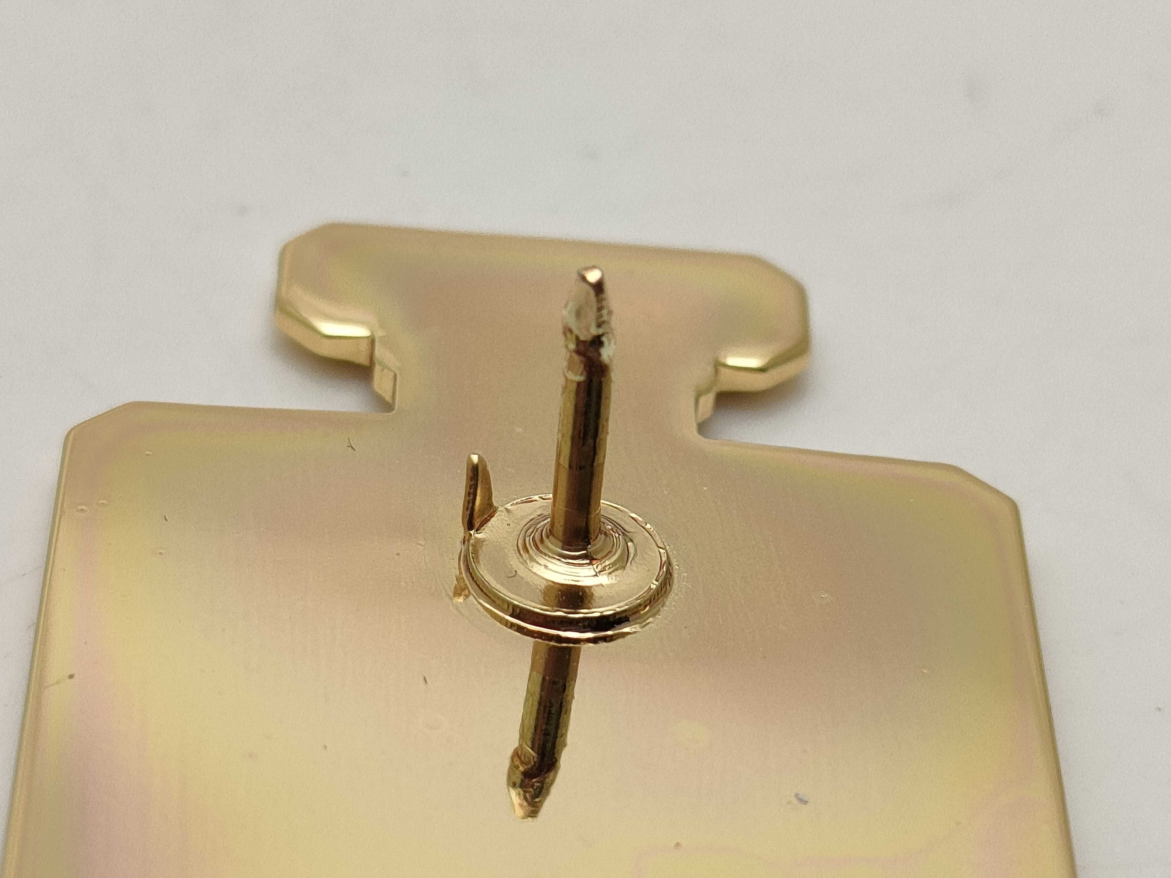 Two Chanel La Collection Gold-Toned Enamel Lapel Pins