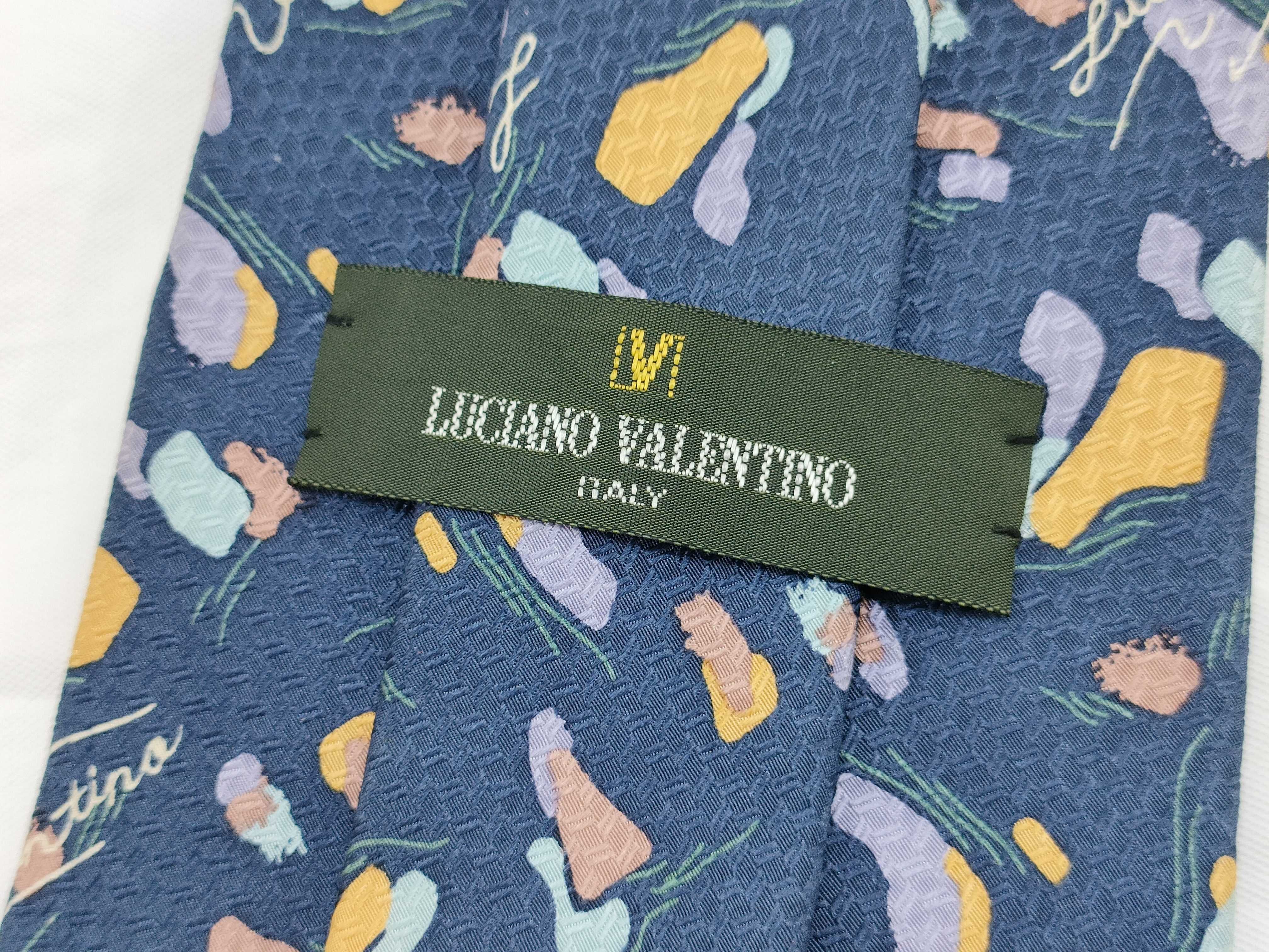 Two Luciano Valentino Silk Neckties