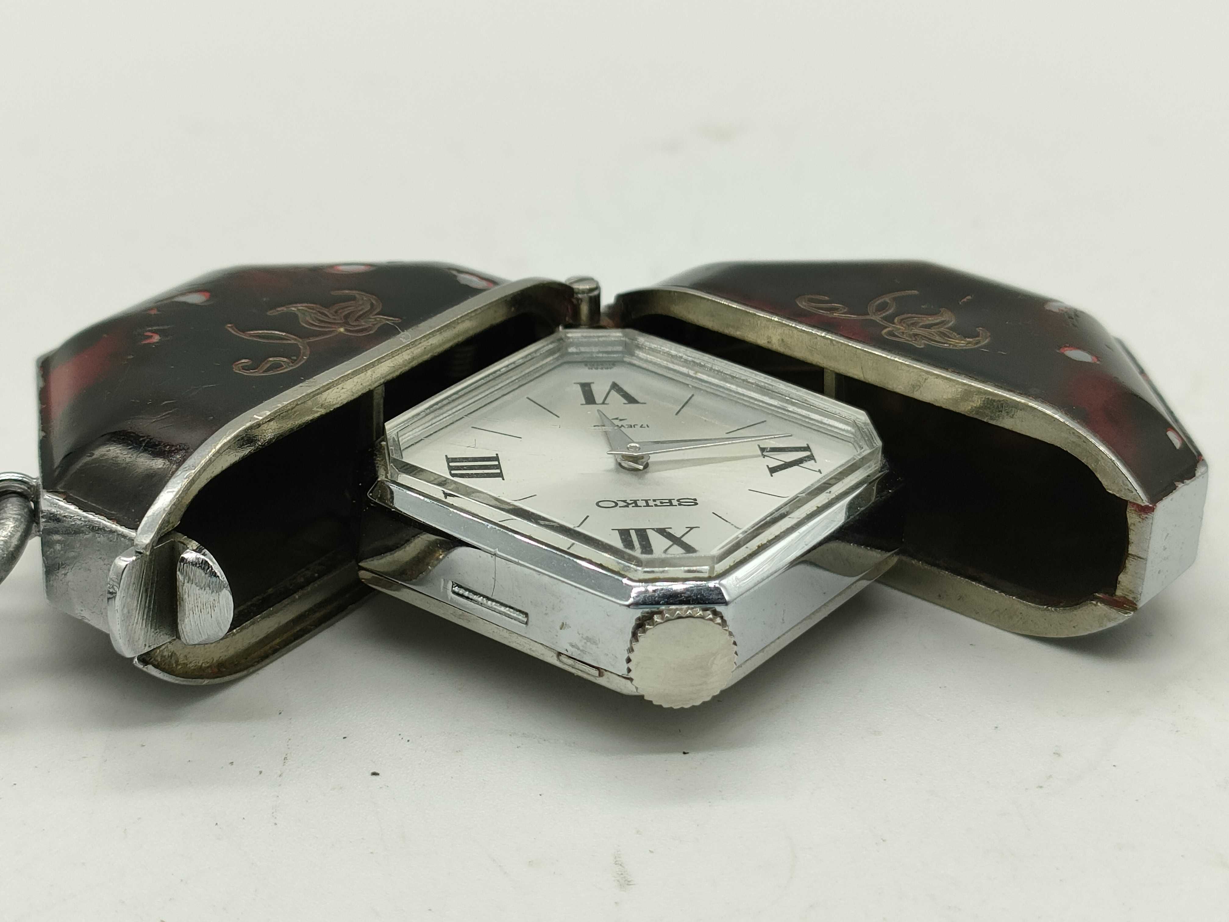 Seiko Momotaro 21-7510 Octagonal Manual Wind Keychain Watch