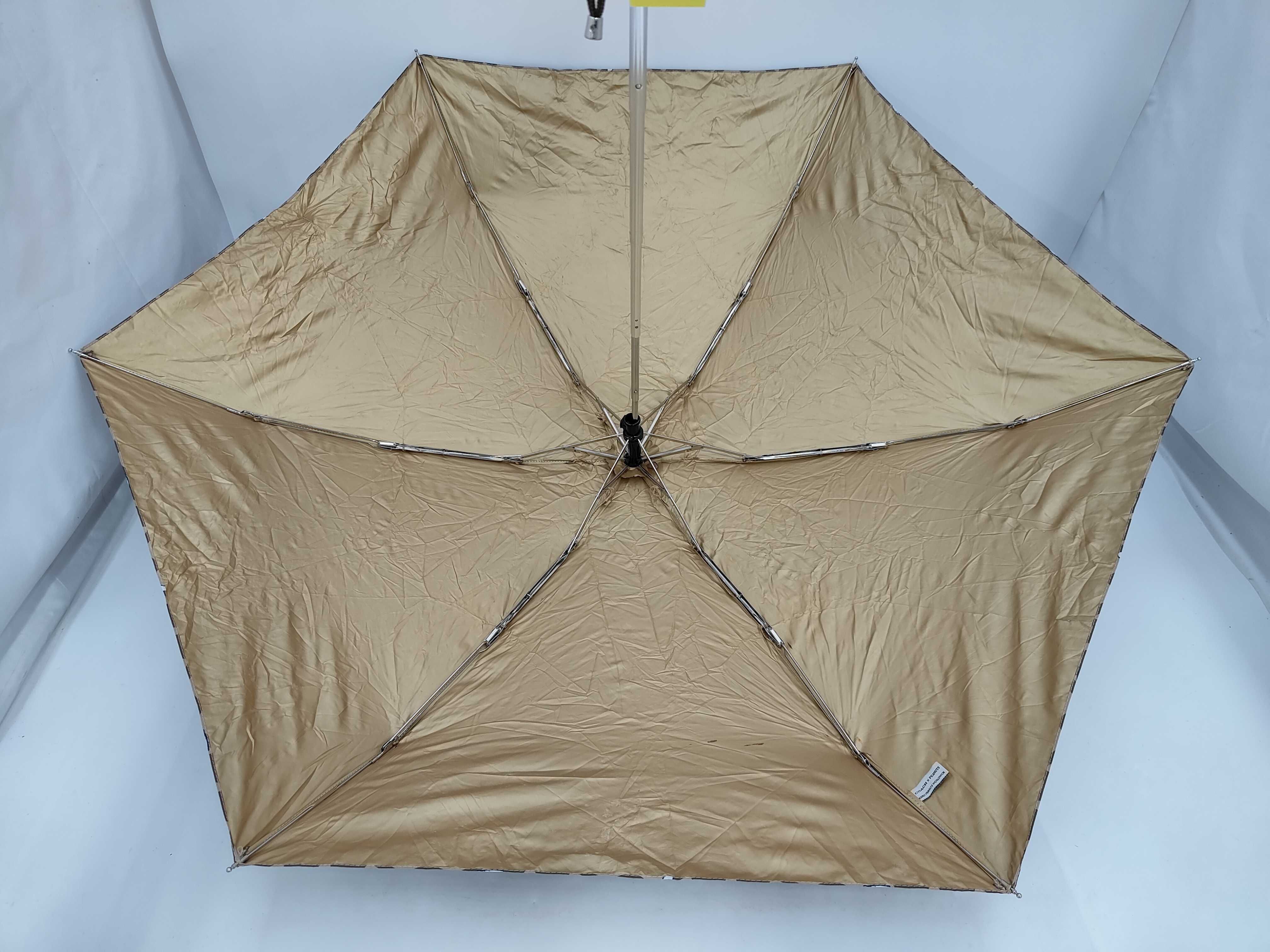Coach x Peanuts Snoopy Signature Monogram Folding Umbrella with Matching Sleeve