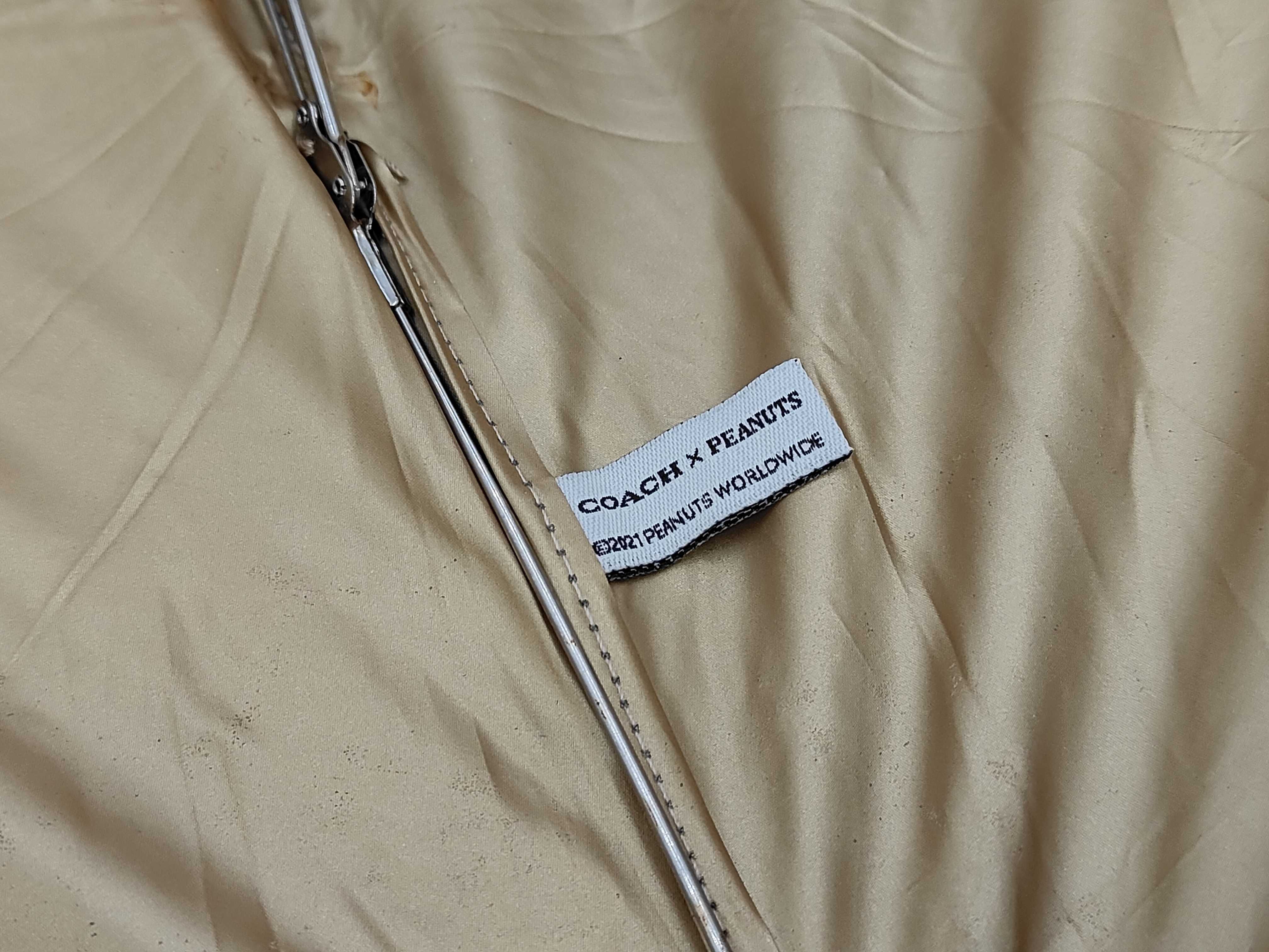 Coach x Peanuts Snoopy Signature Monogram Folding Umbrella with Matching Sleeve