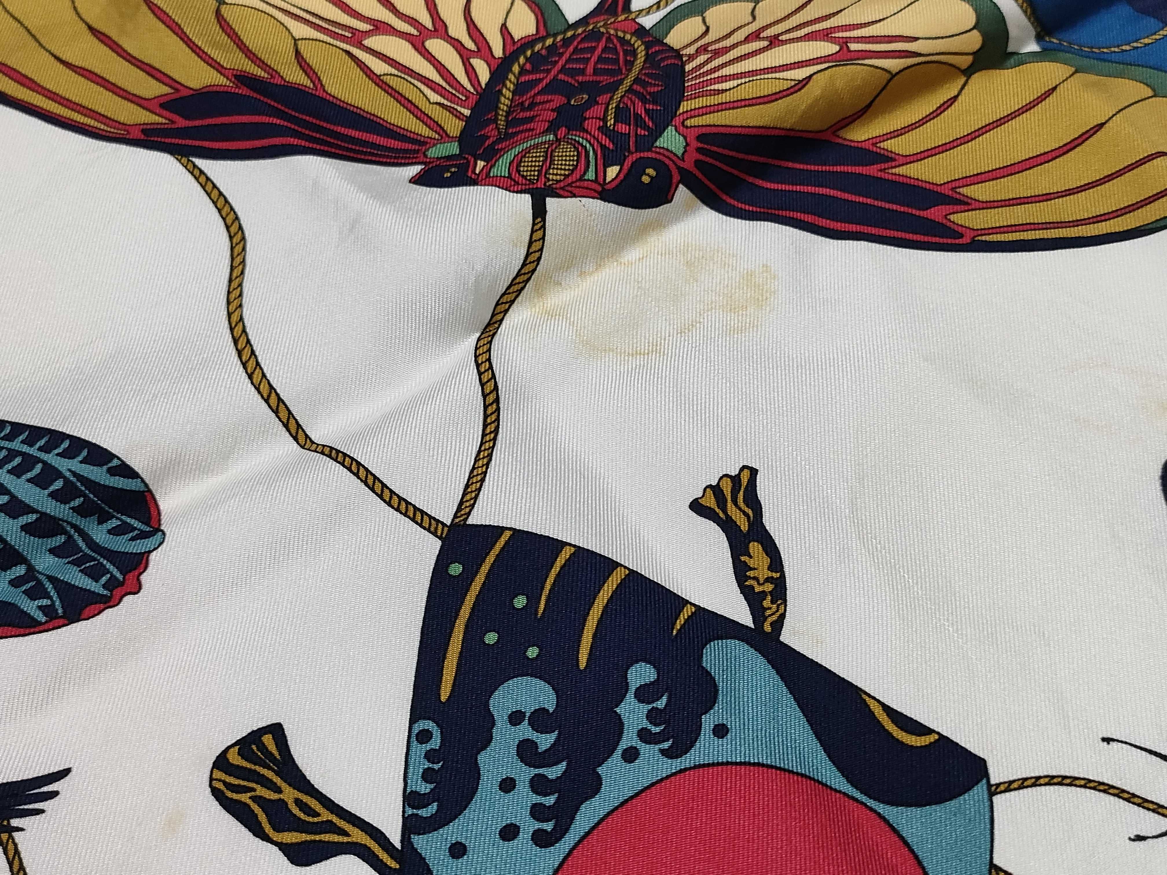 Hermes Soies Volantes Silk Scarf by Loic Dubigeon