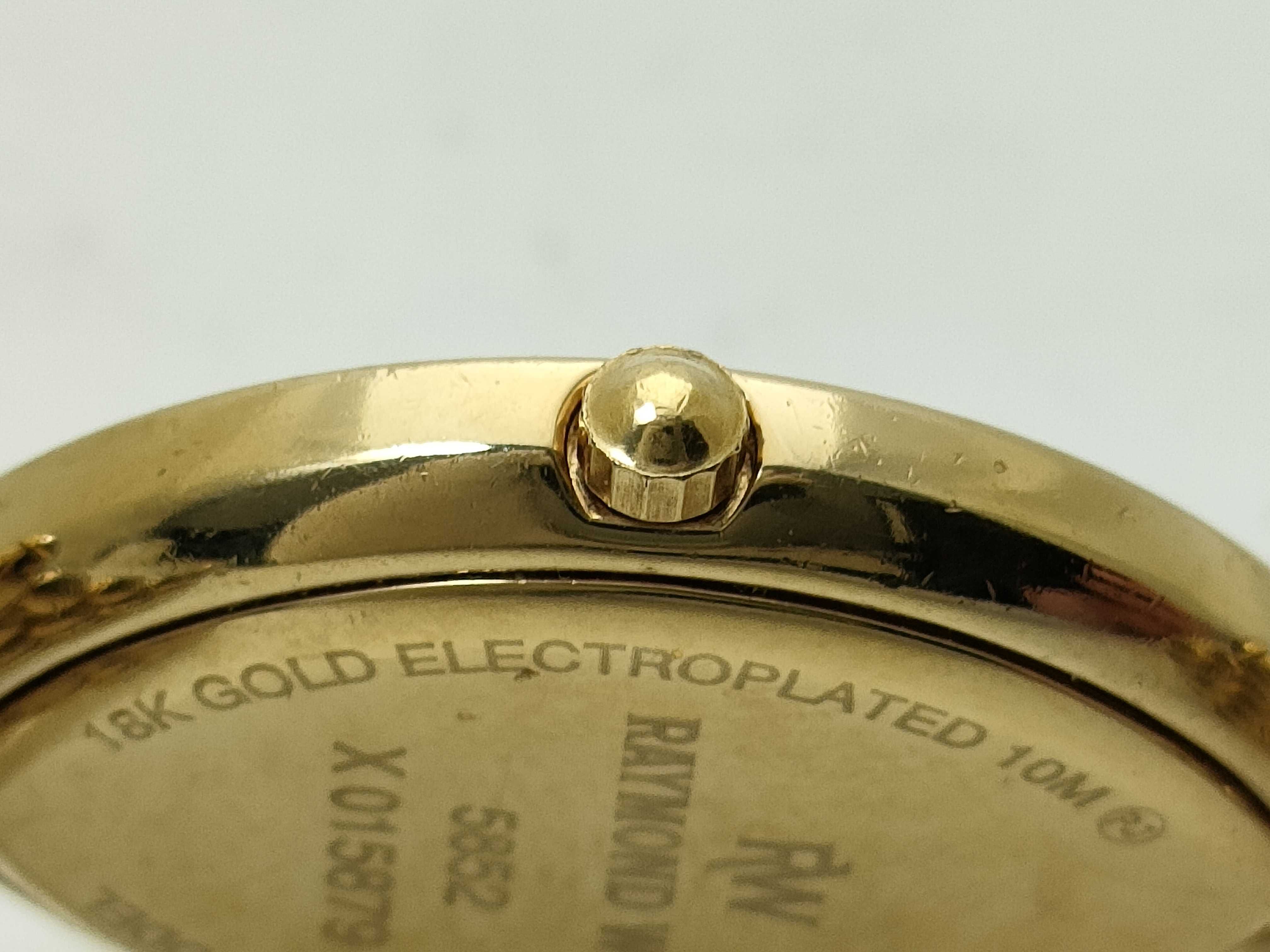 Raymond Weil Geneve 18K Gold Electroplated Marquise Dress Watch, Ref. 5852