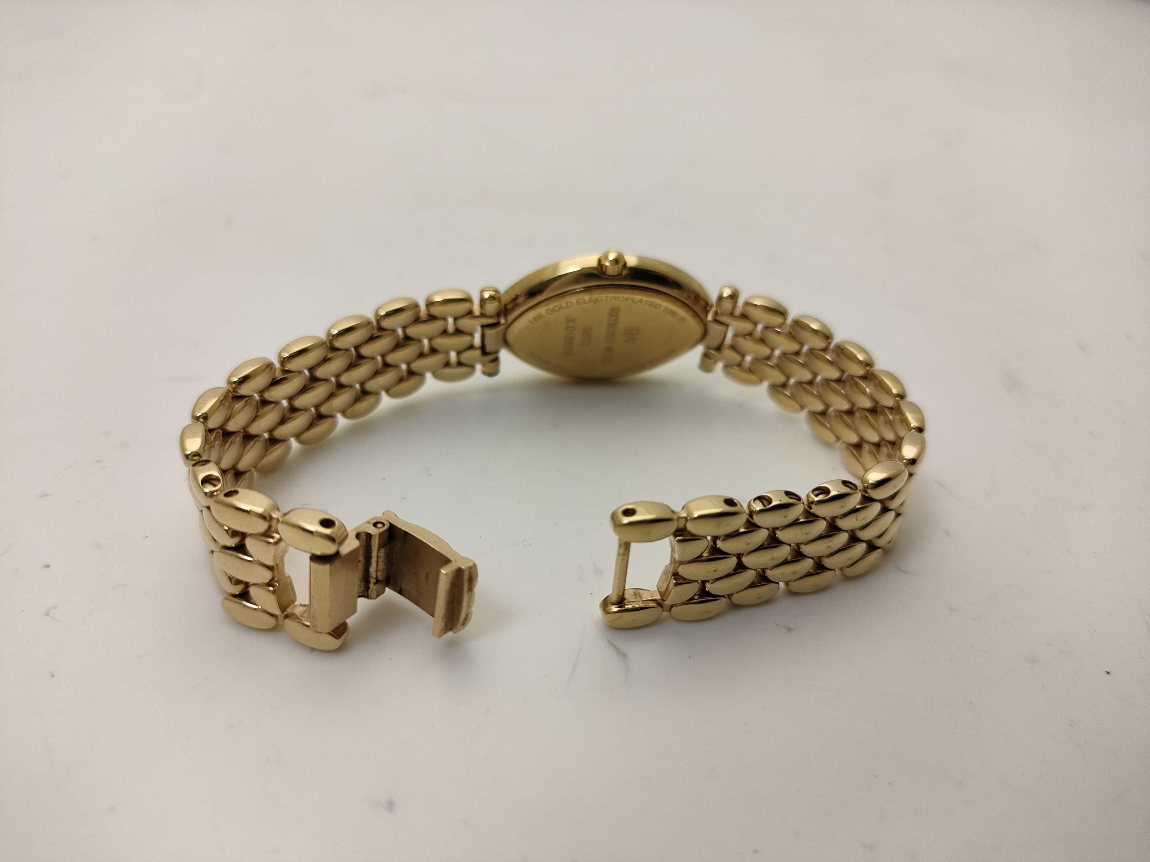 Raymond Weil Geneve 18K Gold Electroplated Marquise Dress Watch, Ref. 5852