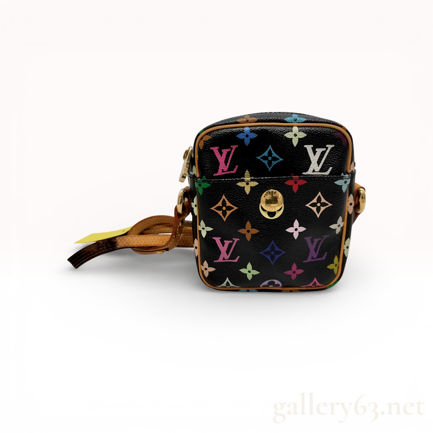 flag - addd photos of interior Louis Vuitton Monogram Multicolore Rift Crossbody Bag Noir