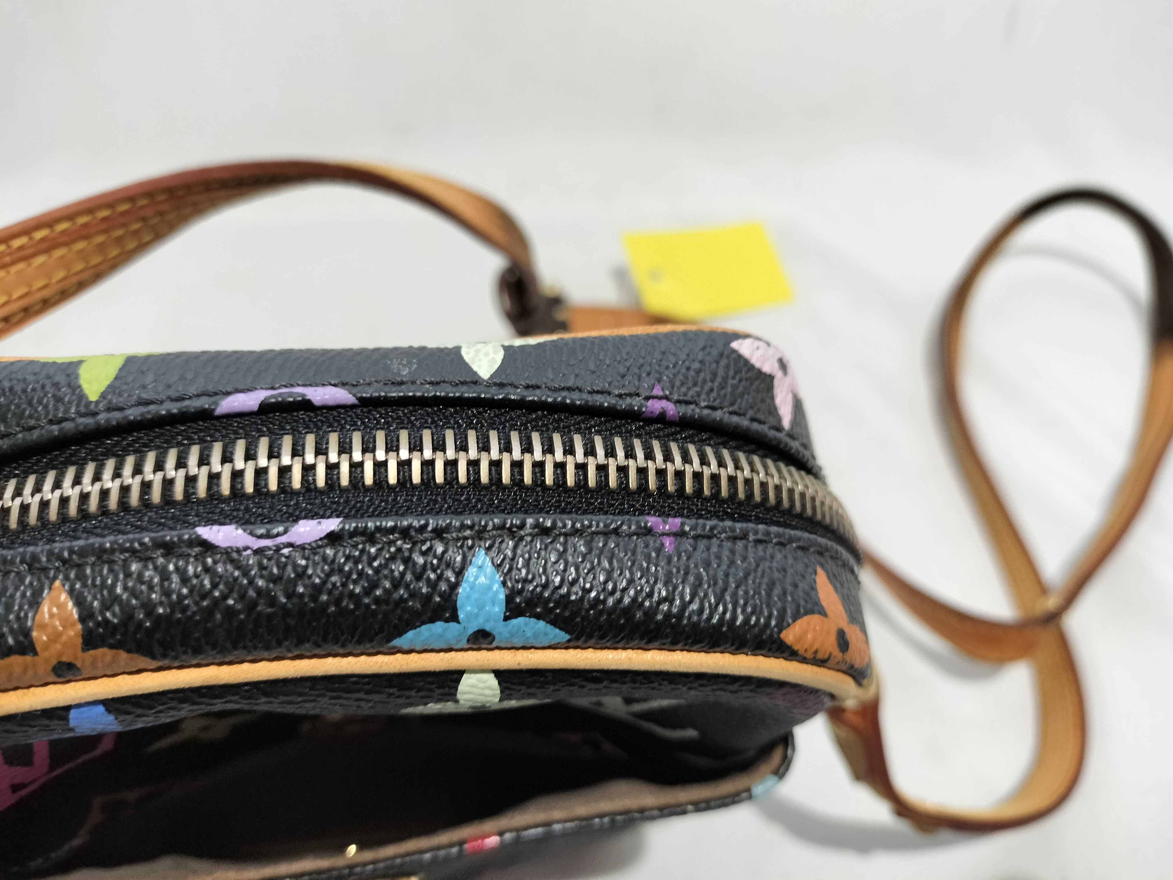 flag - addd photos of interior Louis Vuitton Monogram Multicolore Rift Crossbody Bag Noir