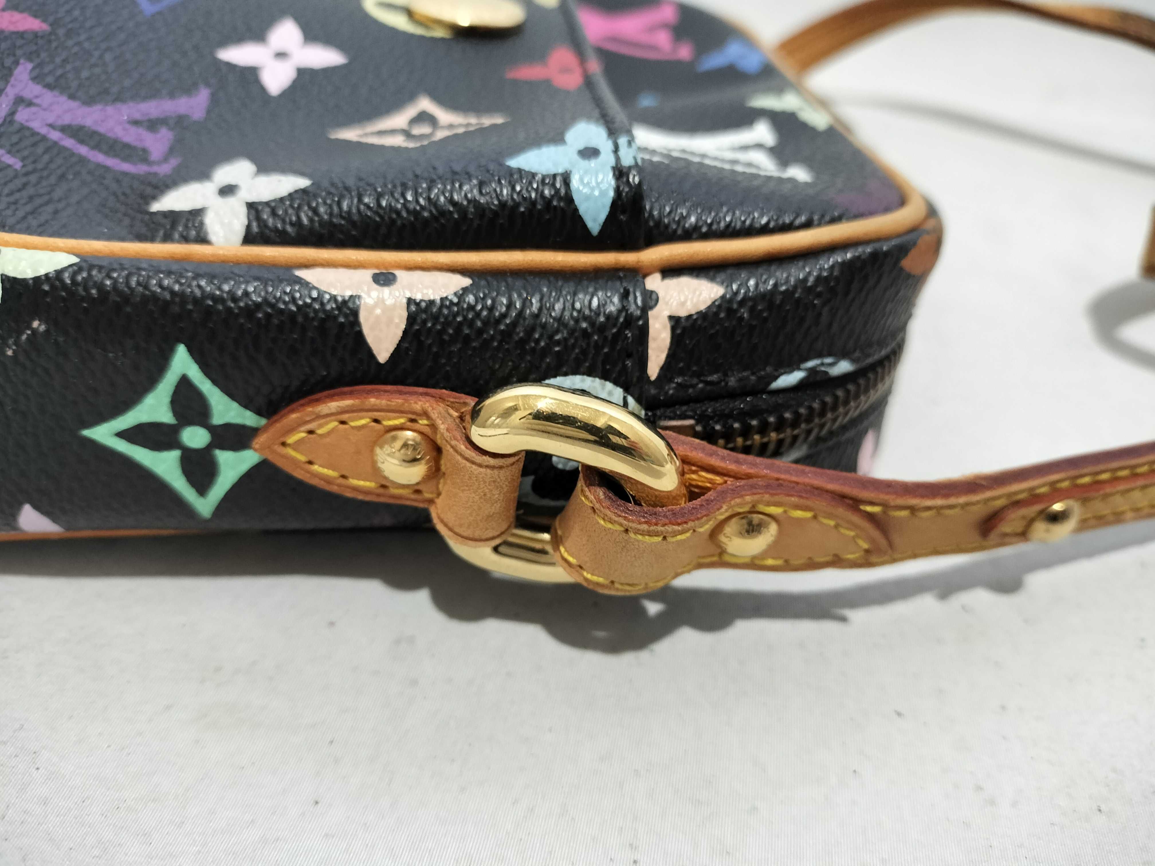 flag - addd photos of interior Louis Vuitton Monogram Multicolore Rift Crossbody Bag Noir
