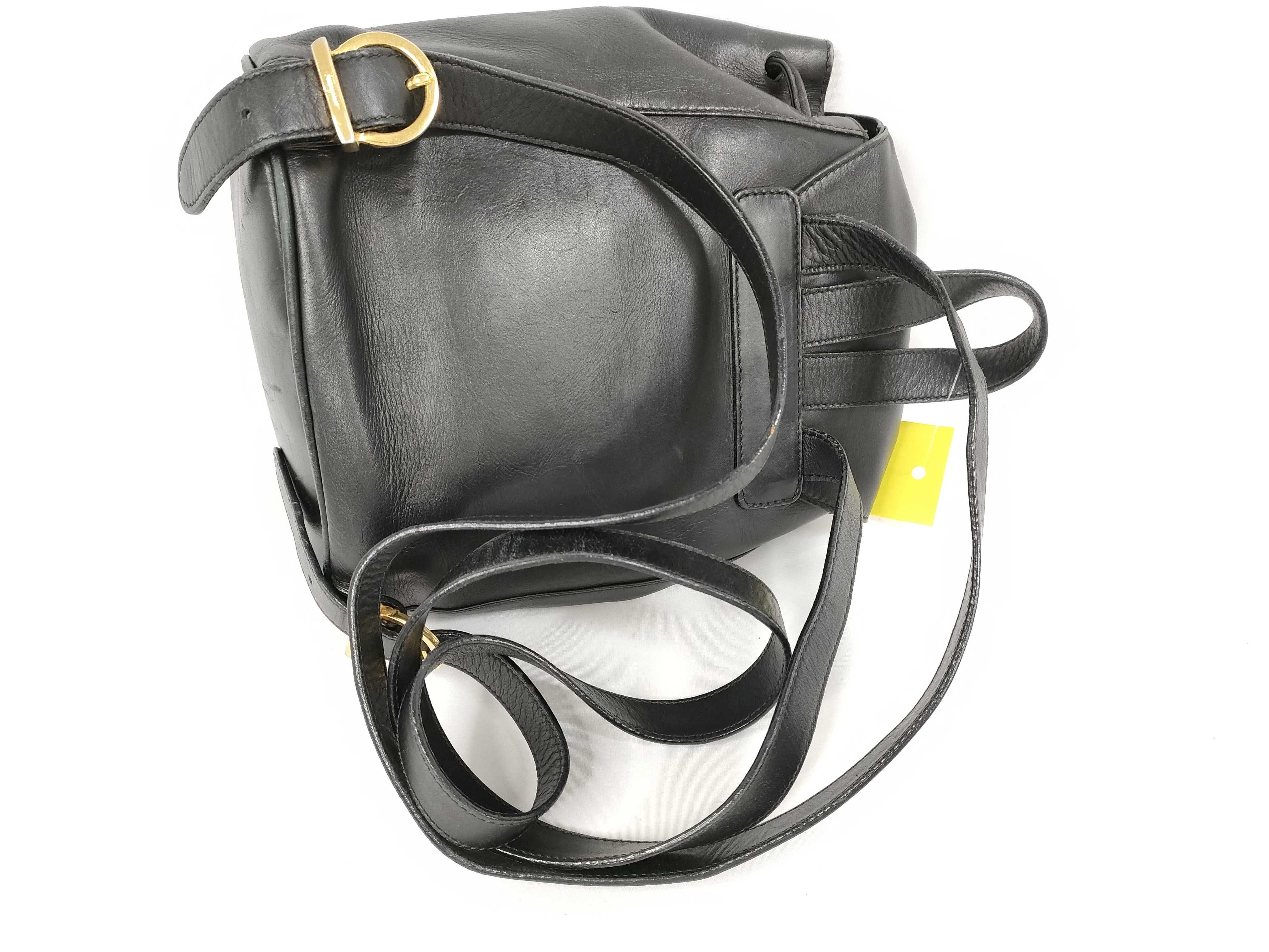 Salvatore Ferragamo Gancini Leather Backpack