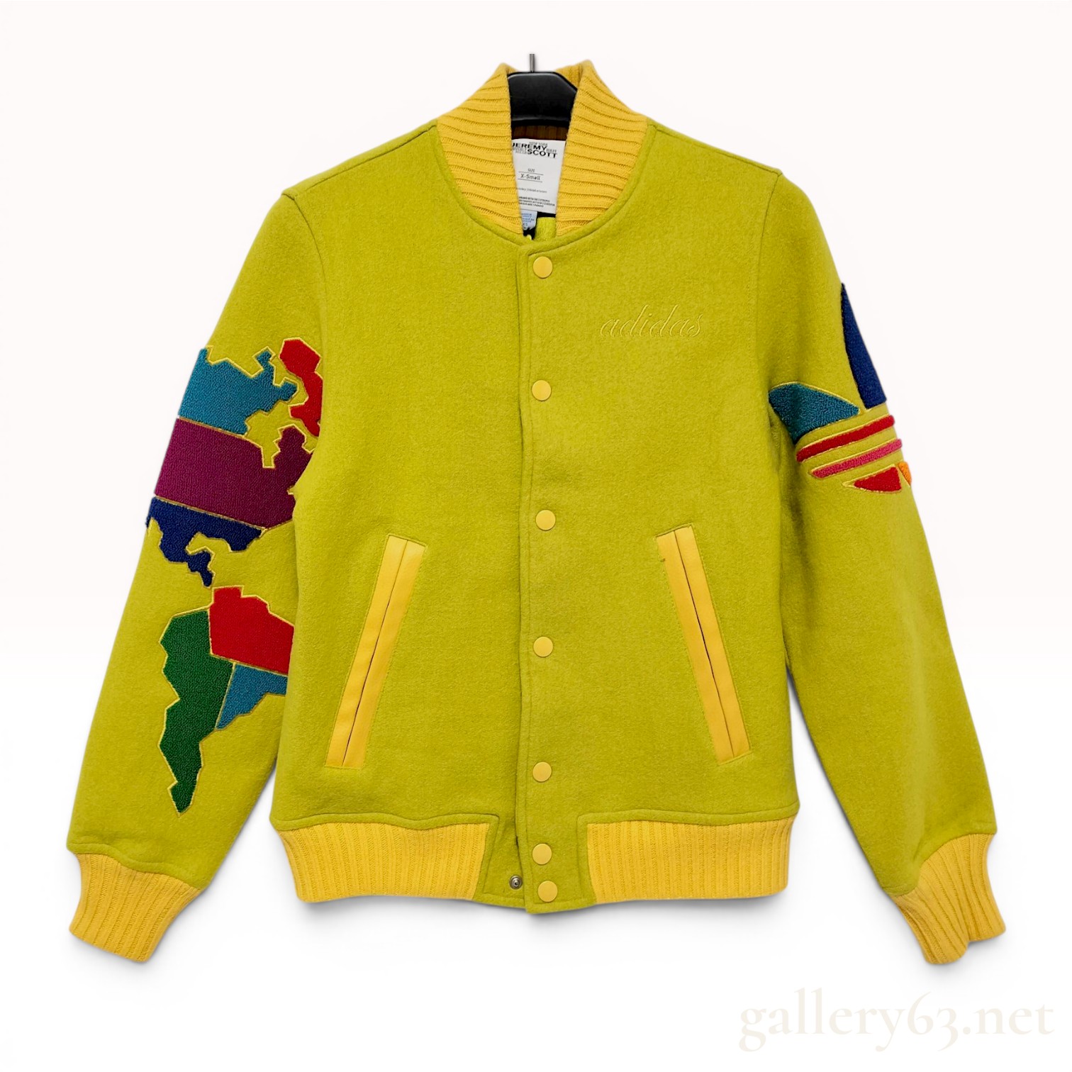 Adidas x Jeremy Scott Globe Varsity Jacket
