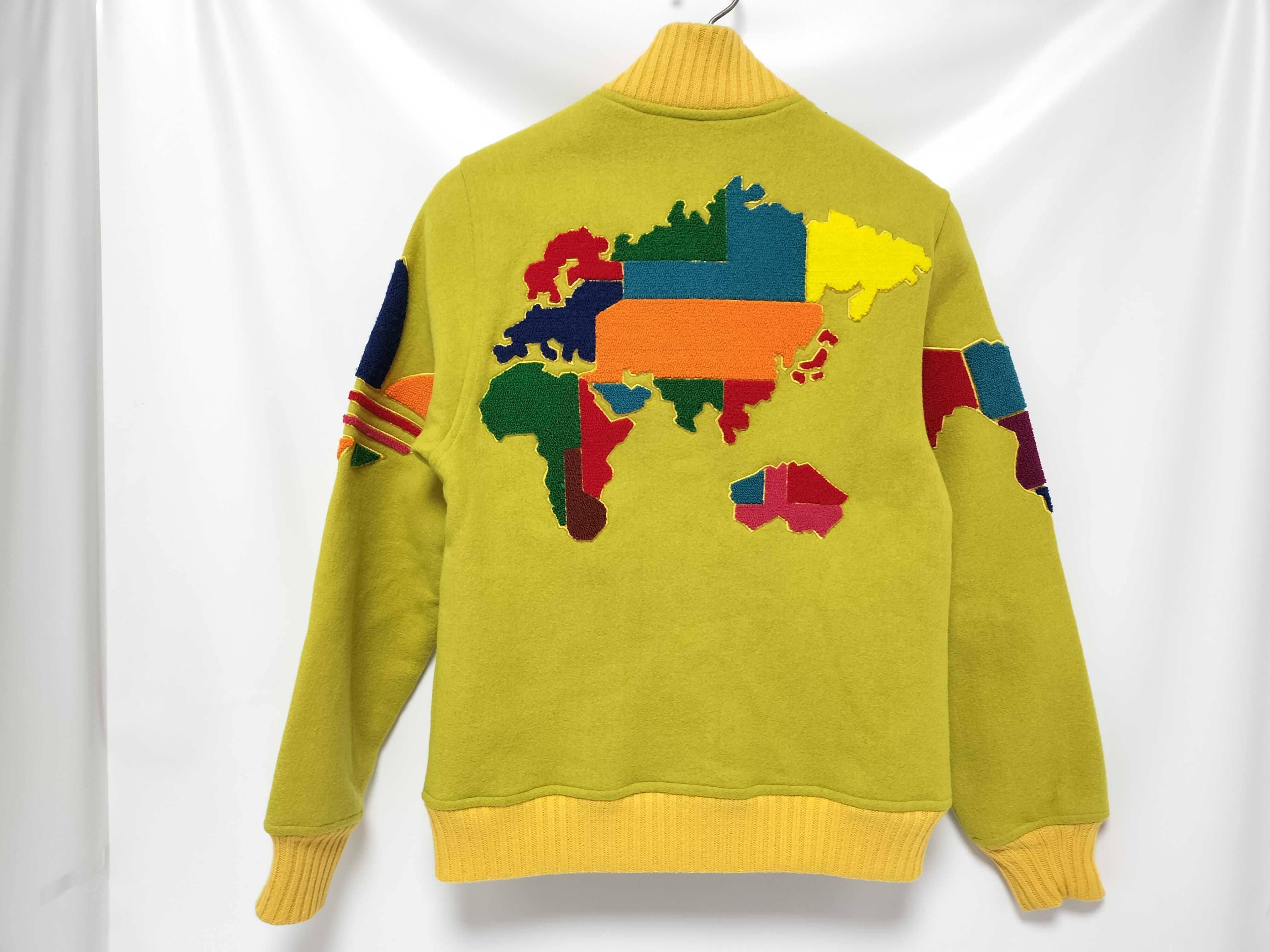 Adidas x Jeremy Scott Globe Varsity Jacket