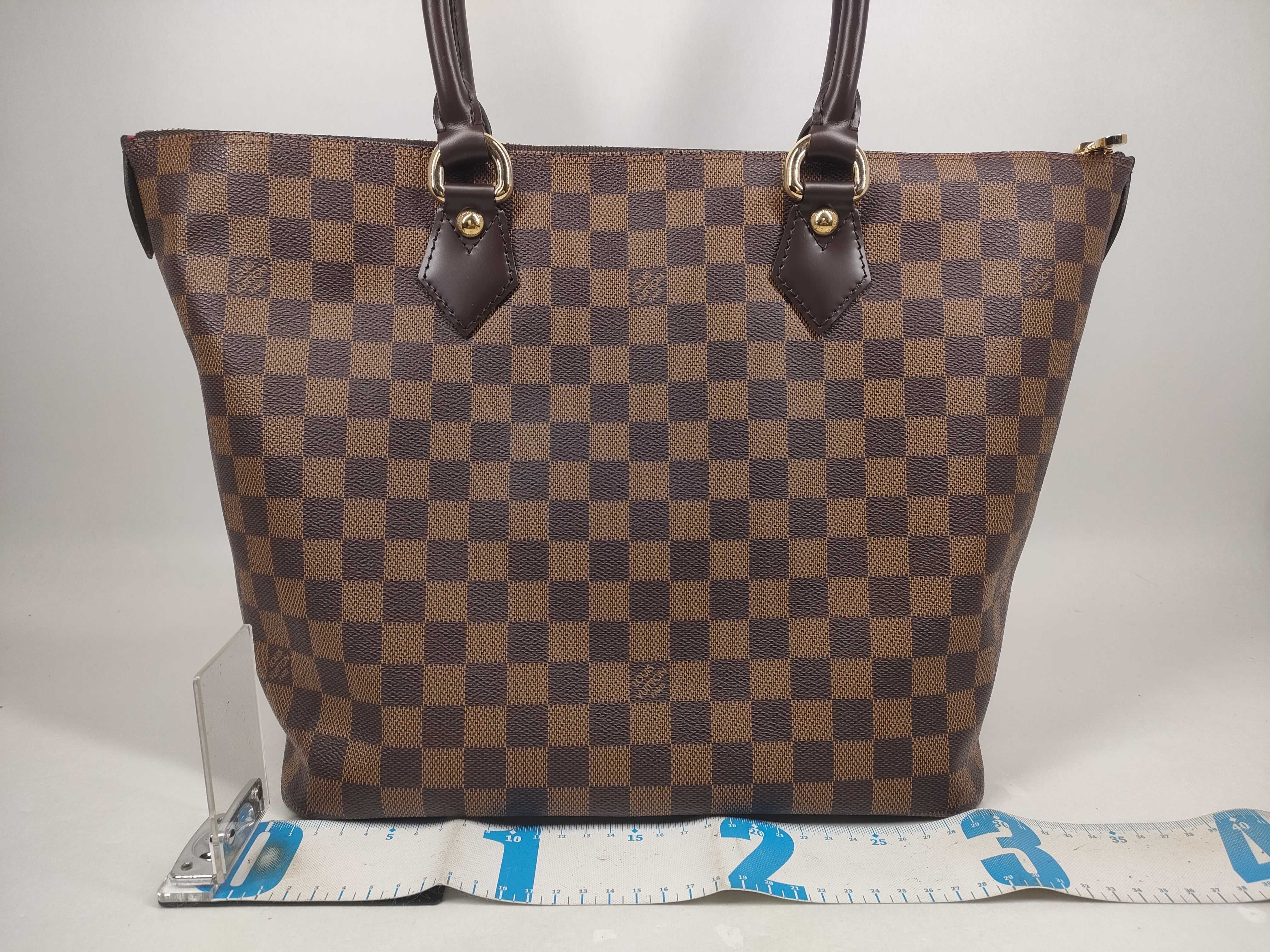 Louis Vuitton Damier Ebene Saleya MM Tote Bag with Box and Dust Bag - Excellent Condition