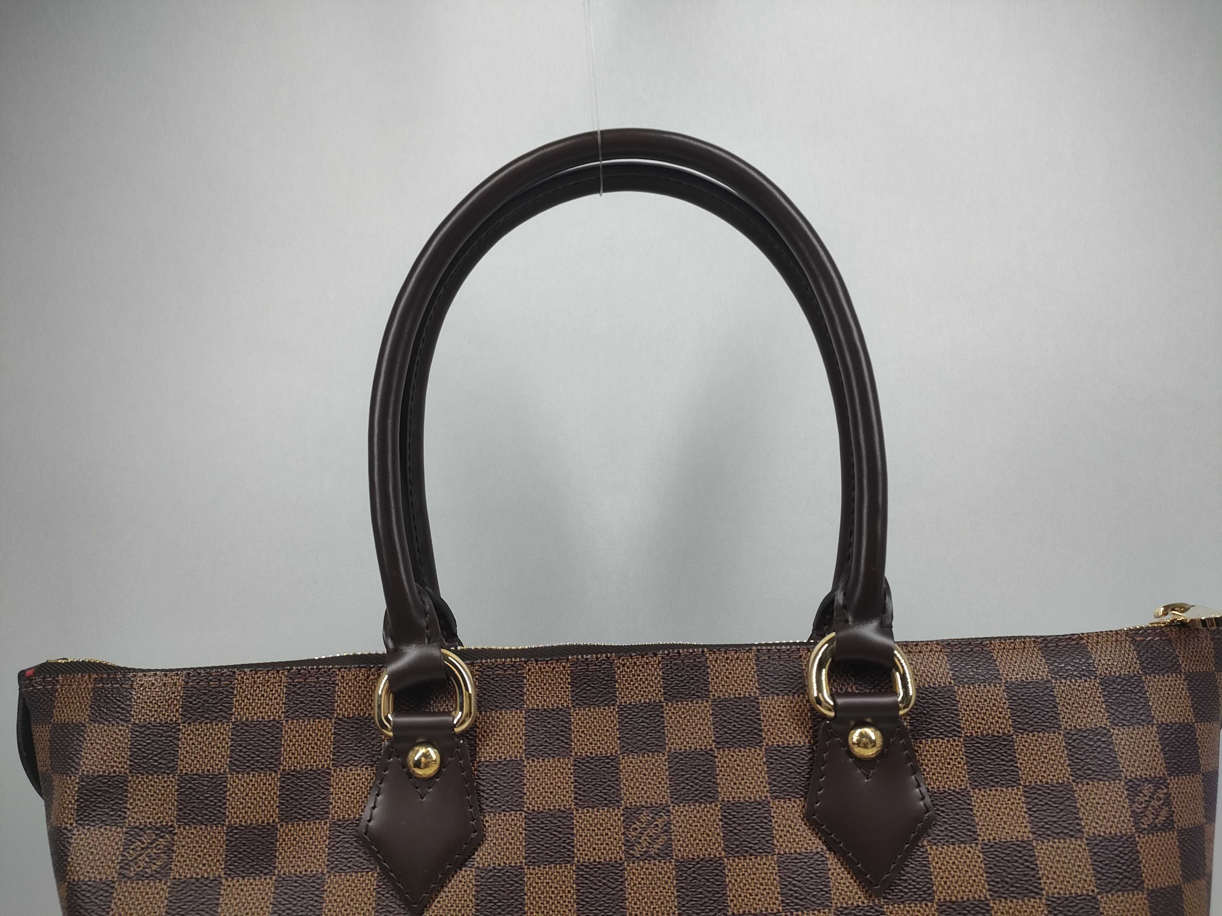 Louis Vuitton Damier Ebene Saleya MM Tote Bag with Box and Dust Bag - Excellent Condition