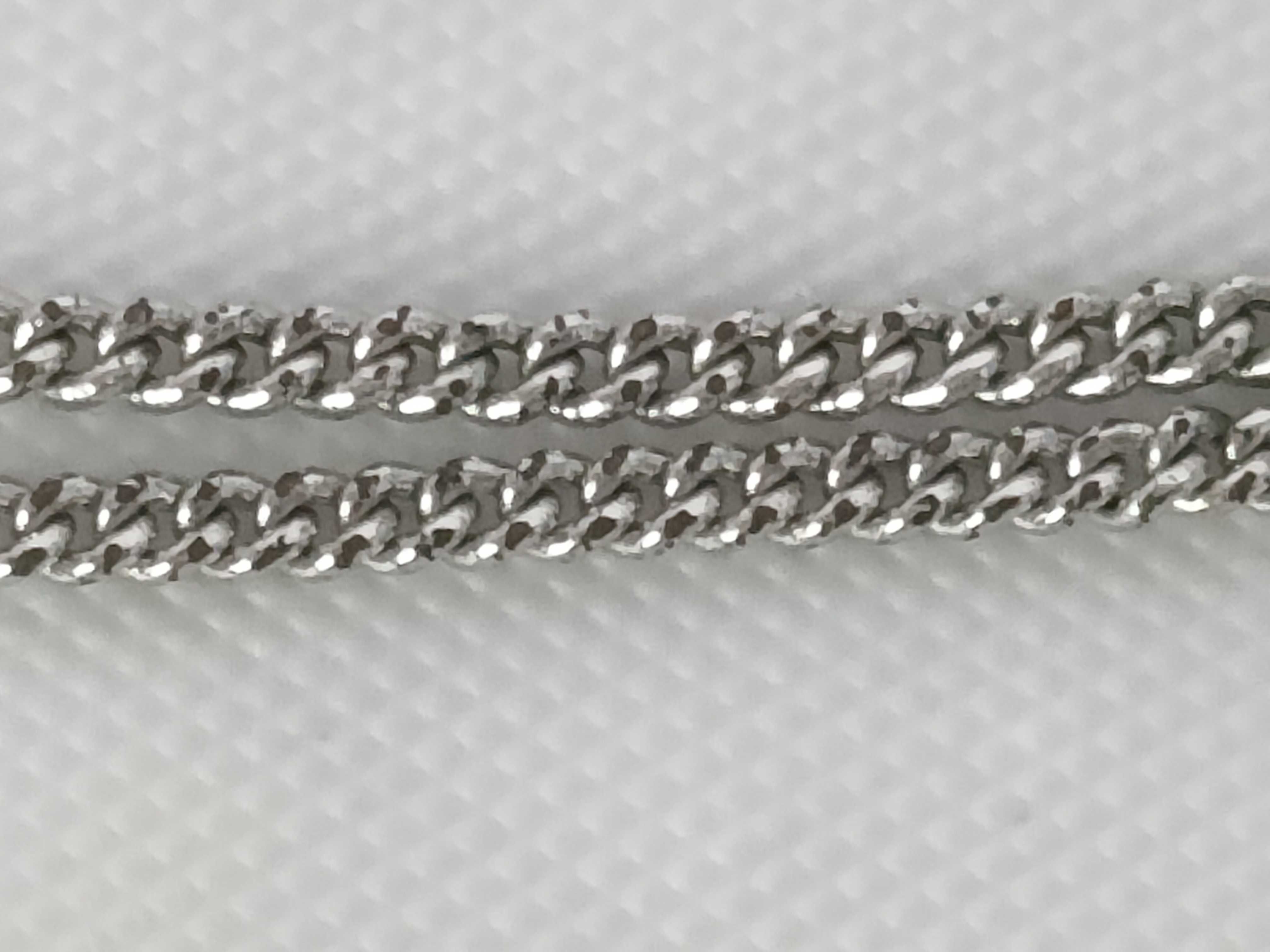 Christian Dior Silver-Tone Oblique Logo Chain Bracelet