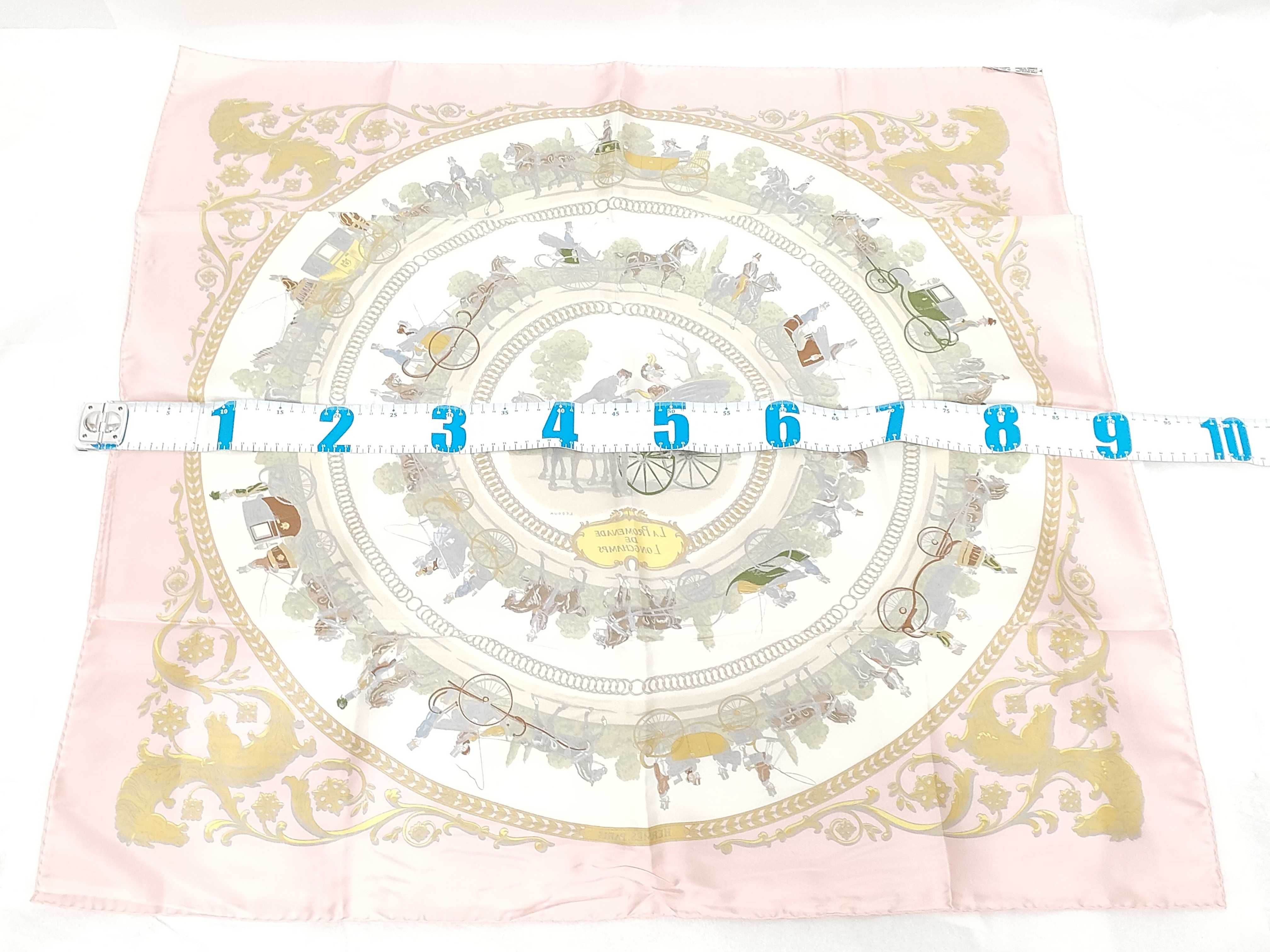 Hermes La Promenade de Longchamps Silk Scarf by Philippe Ledoux