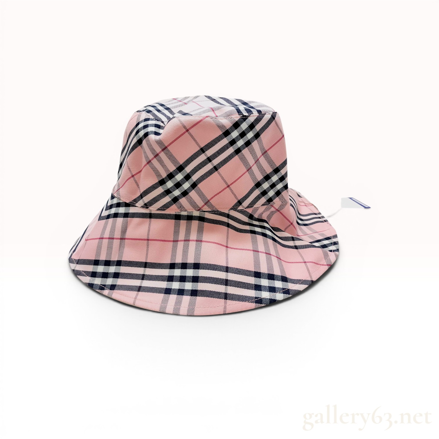 Burberry Blue Label Reversible Cotton-Blend Check Bucket Hat