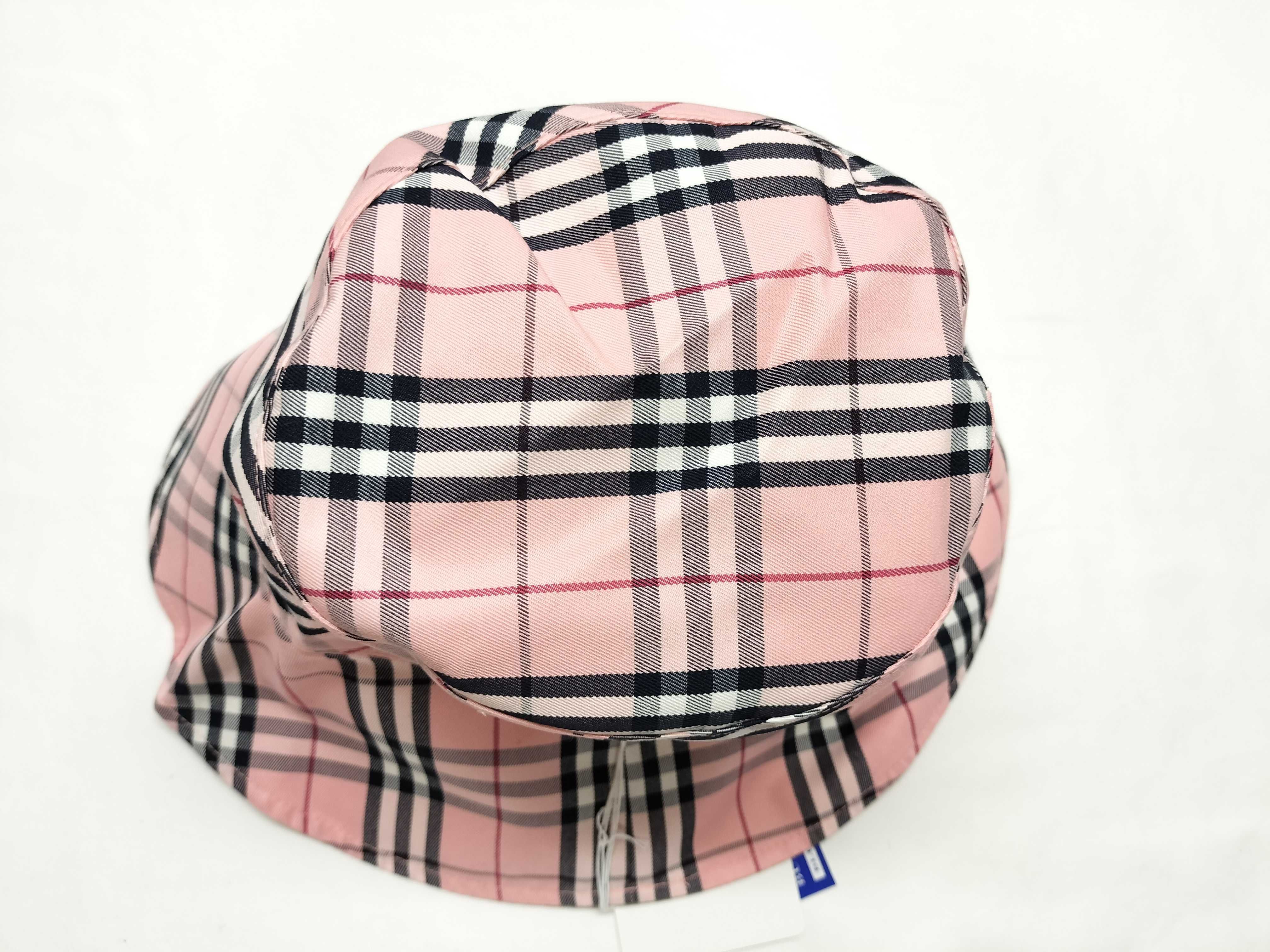 Burberry Blue Label Reversible Cotton-Blend Check Bucket Hat